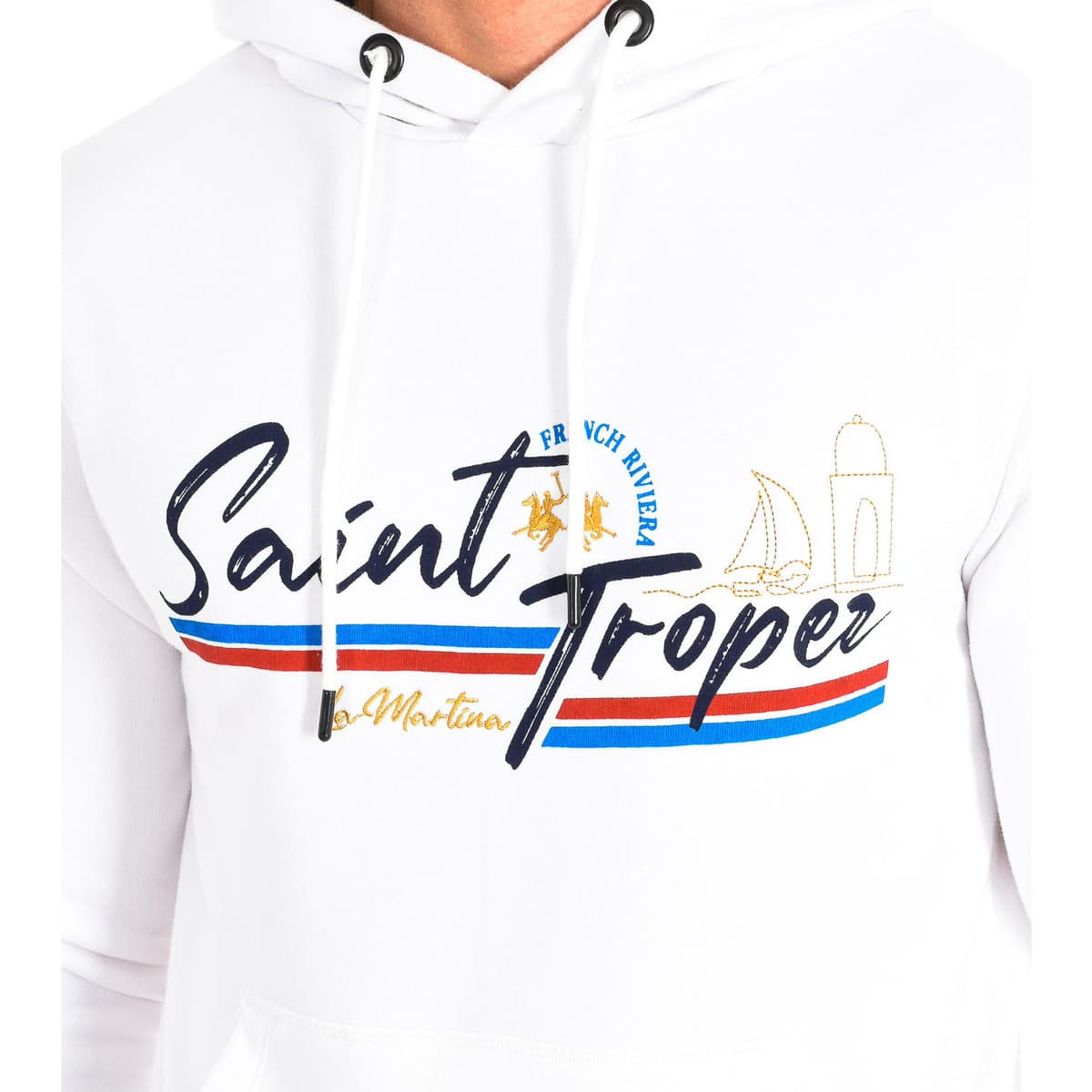 Men's Sweatshirts La Martina White