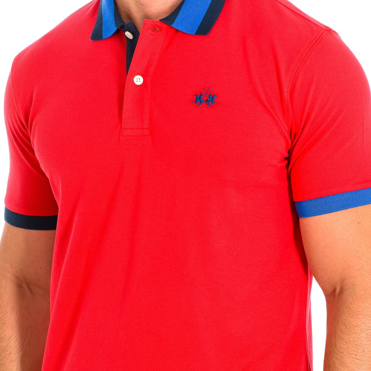 Men's Polo Shirts La Martina Red