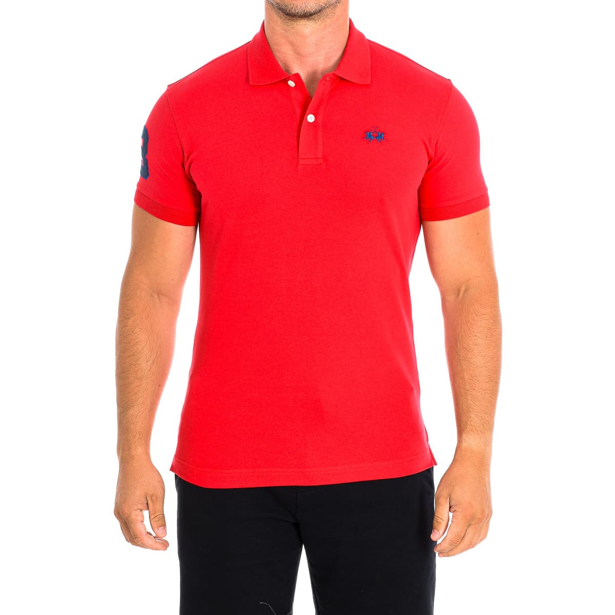 Men's Polo Shirts La Martina Red