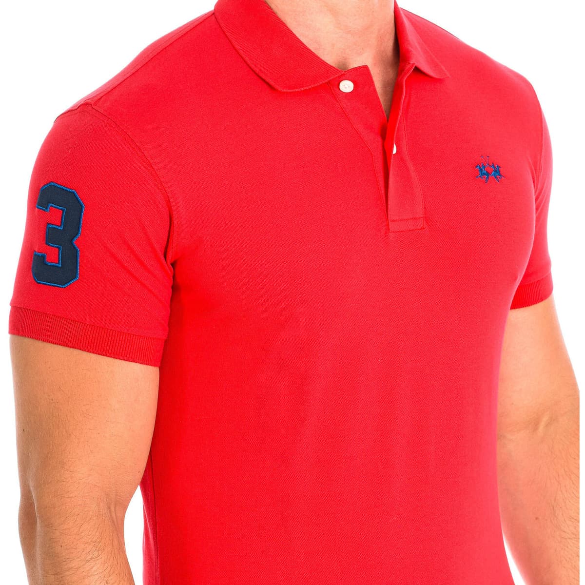 Men's Polo Shirts La Martina Red