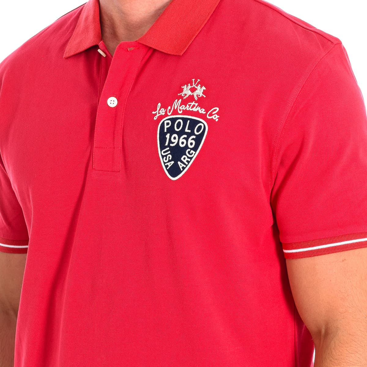 Men's Polo Shirts La Martina Red
