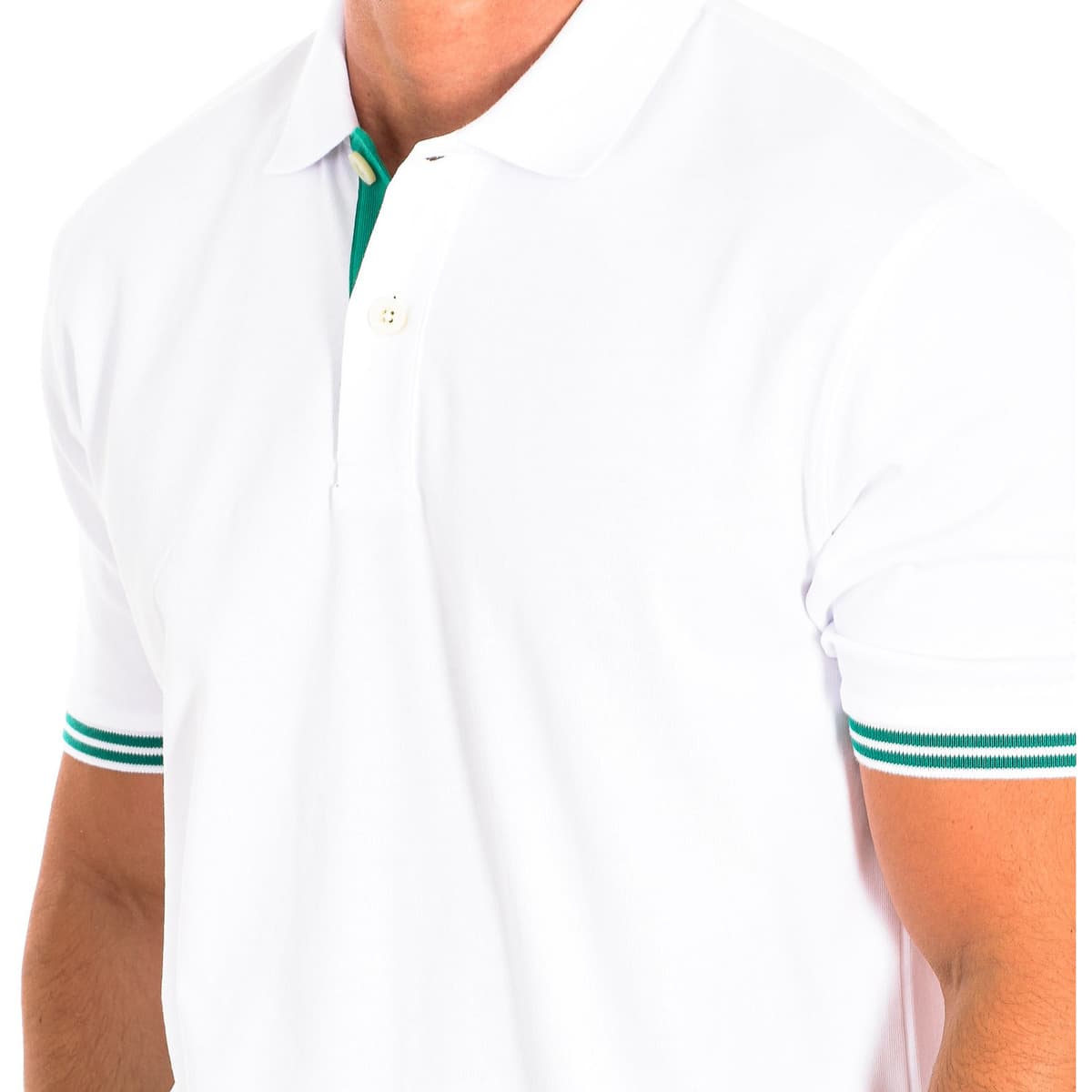 Men's Polo Shirts La Martina White