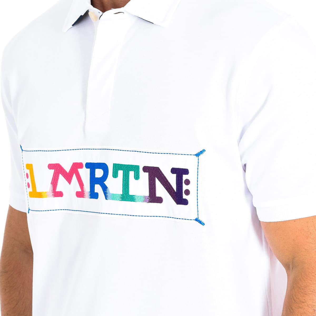 Men's Polo Shirts La Martina White