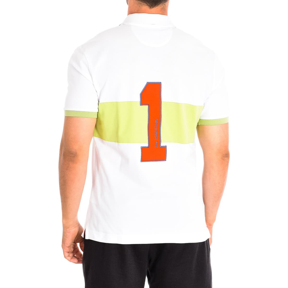 Men's Polo Shirts La Martina White