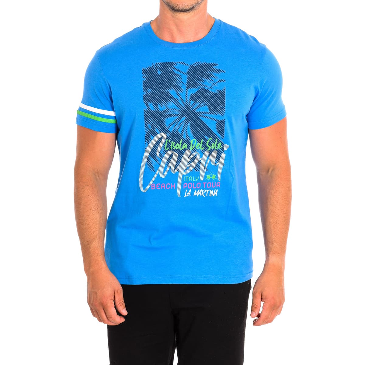 T-shirt με κοντά μανίκια La Martina TMR307-JS206-07205