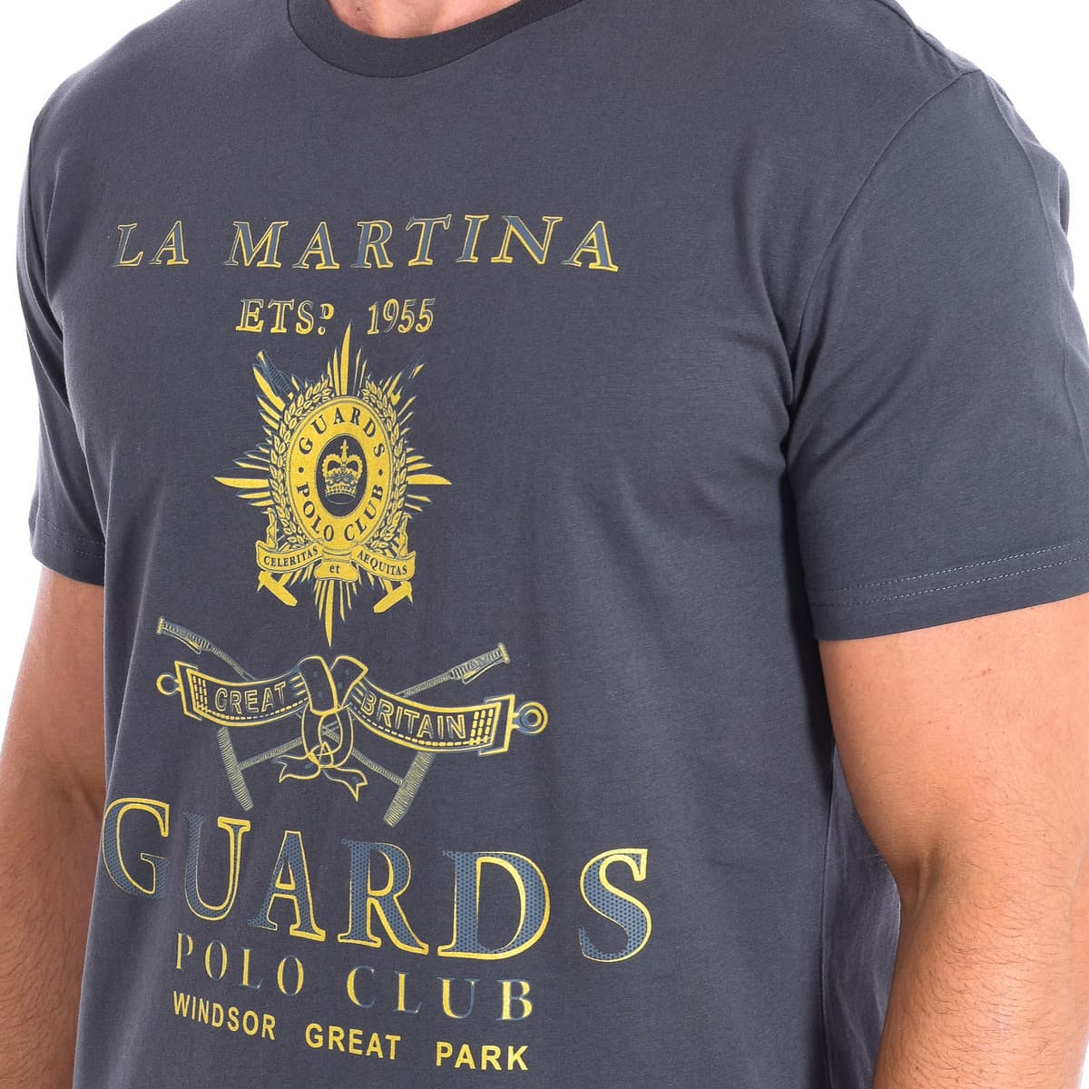 Men's T-Shirts La Martina Gray