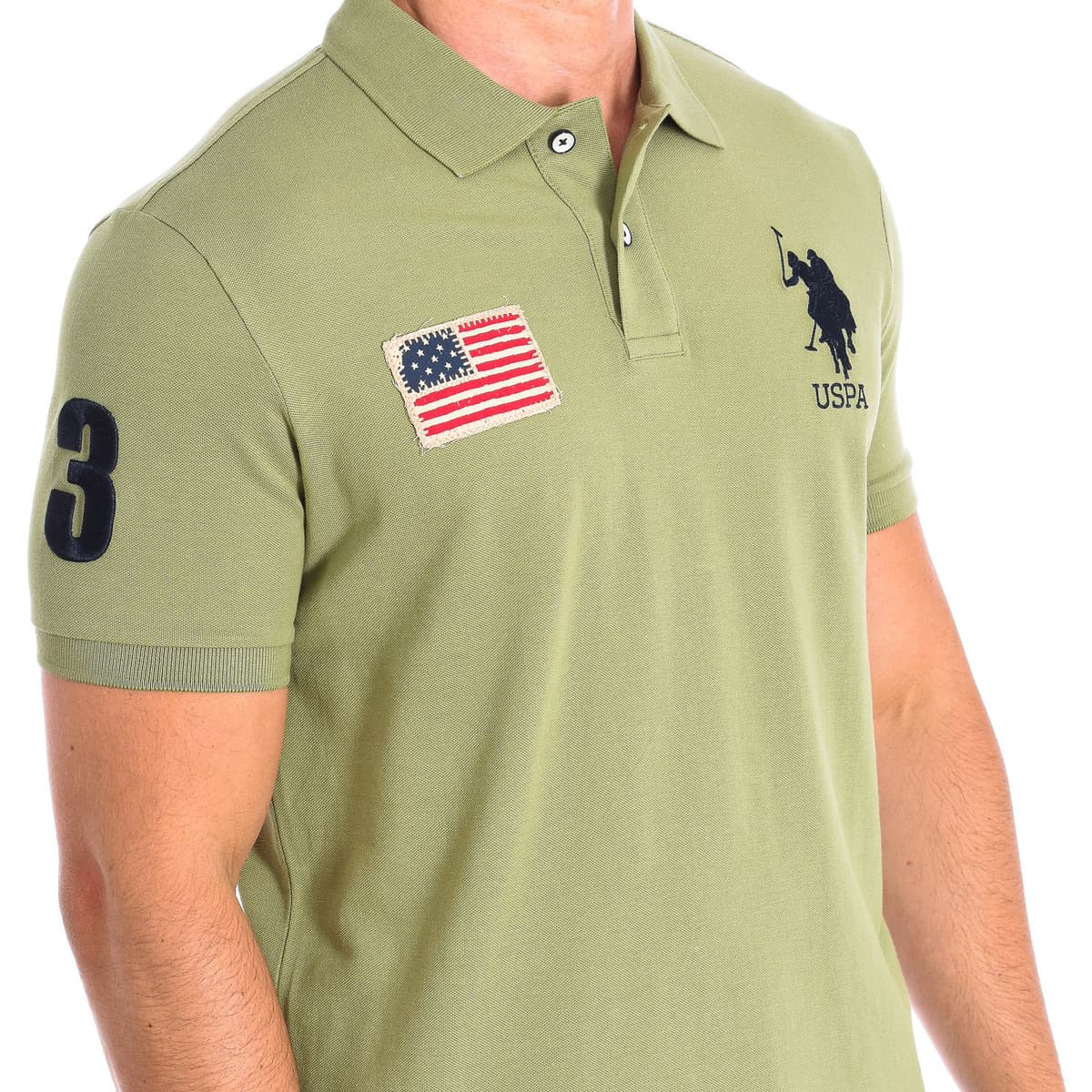 Men's Polo Shirts U.S Polo Assn. Khaki