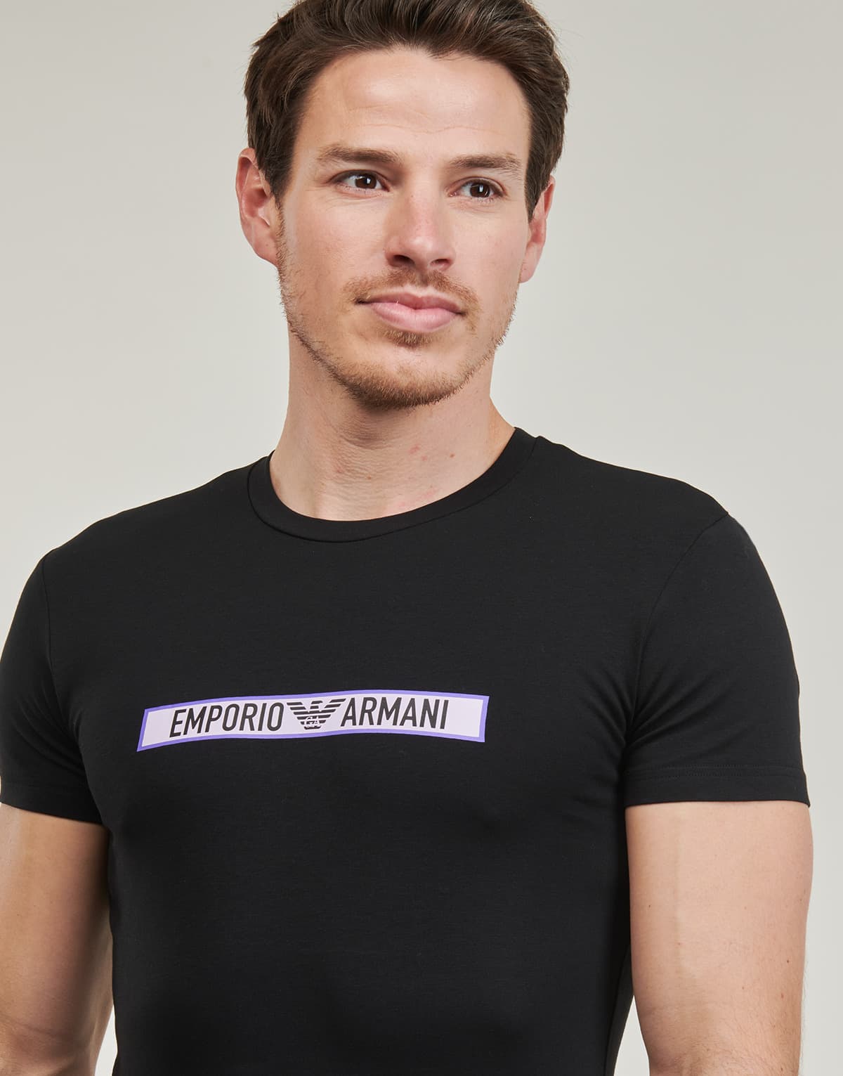 Men's T-Shirts Emporio Armani Black