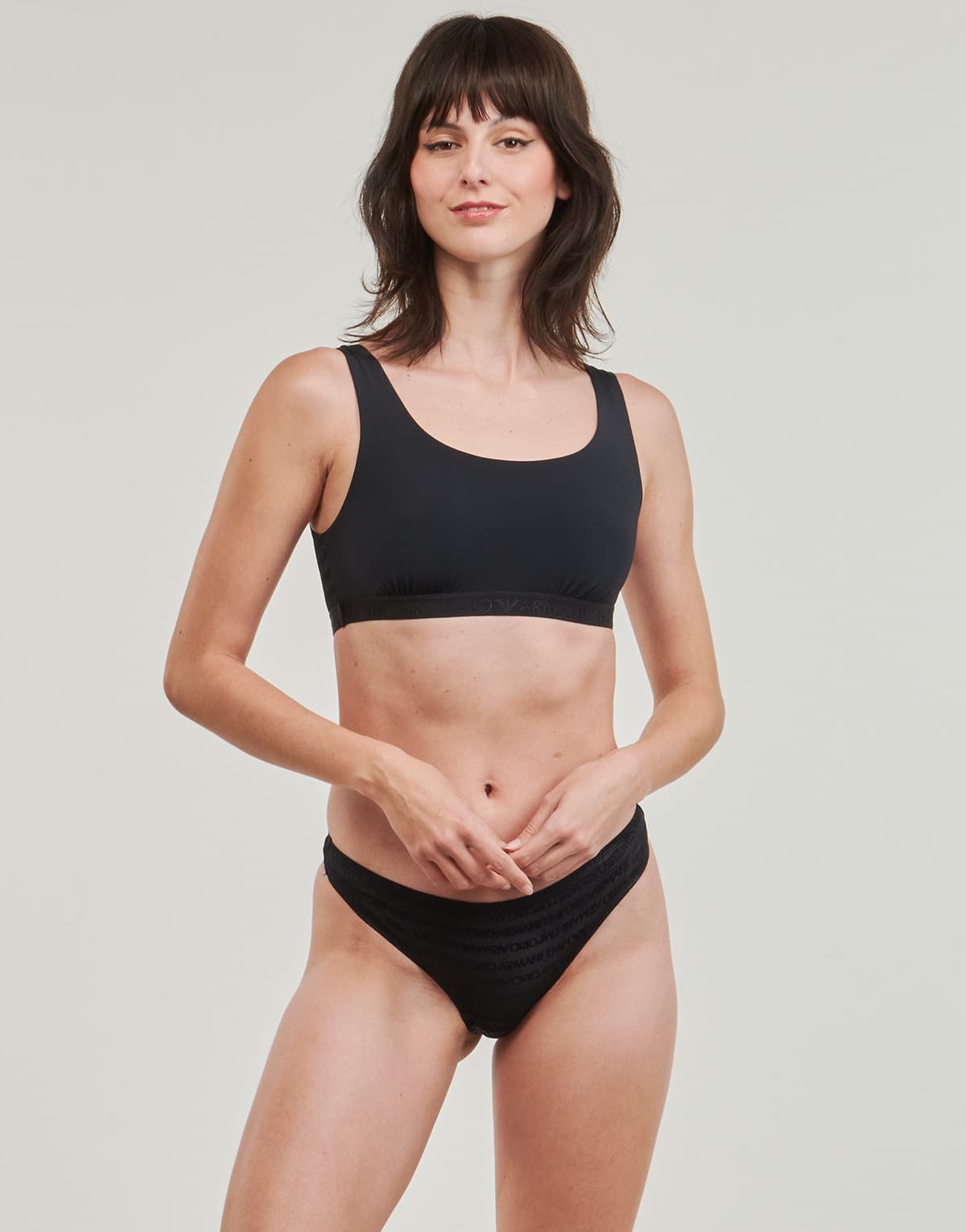 Women's Sports Bras Emporio Armani Black