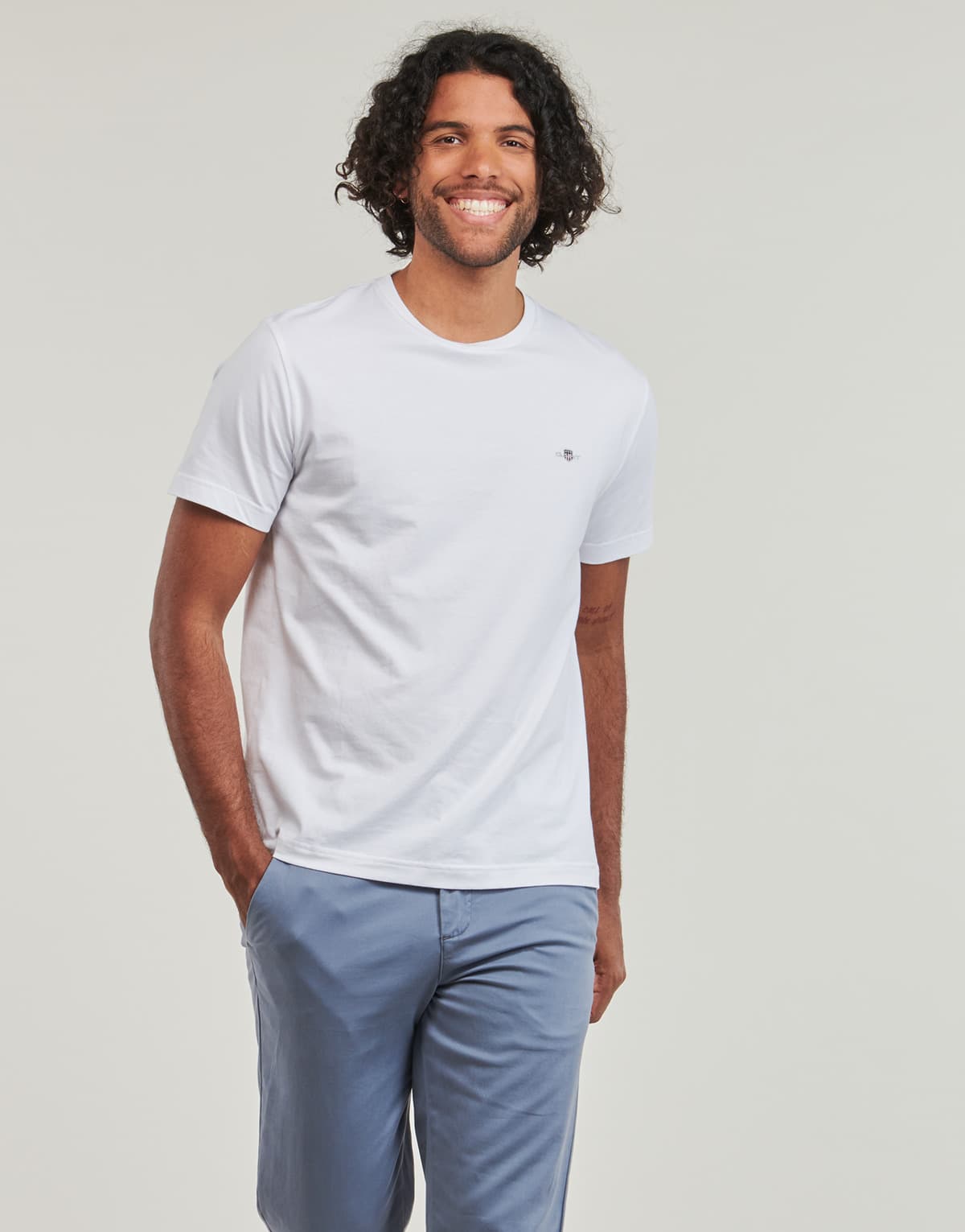 Men's T-Shirts Gant White