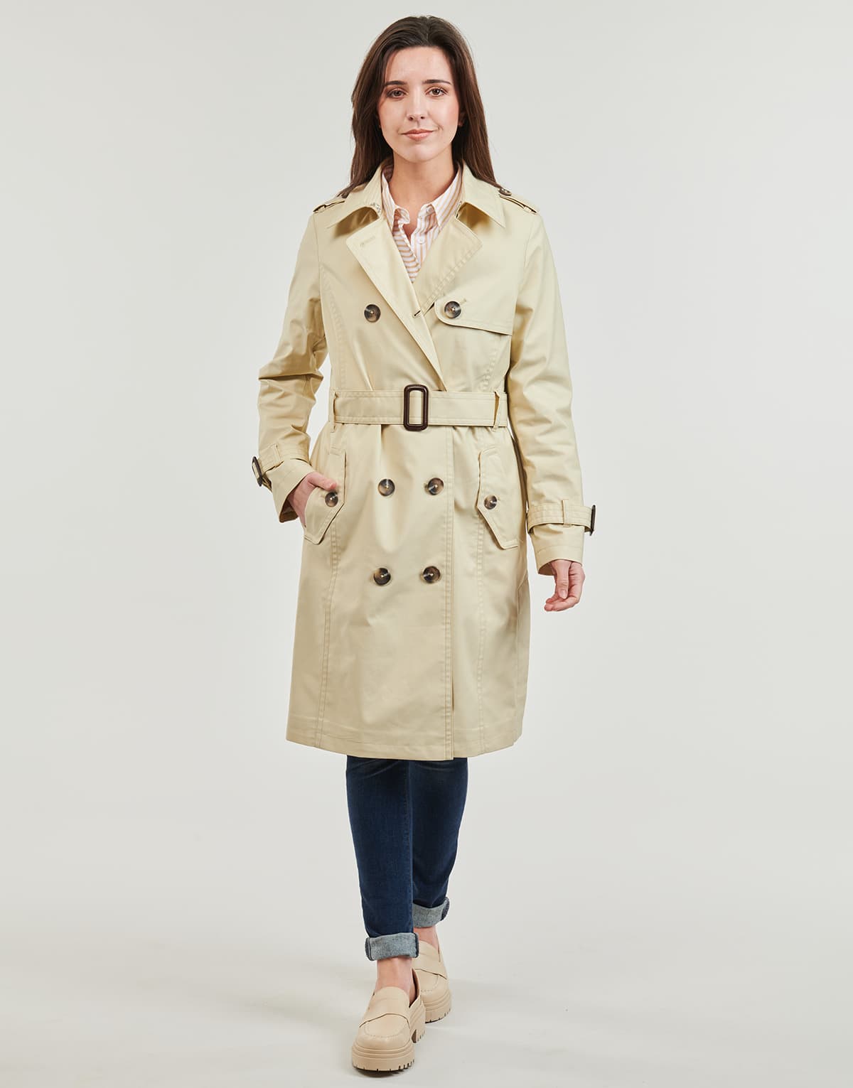 Women's Coats Esprit Beige