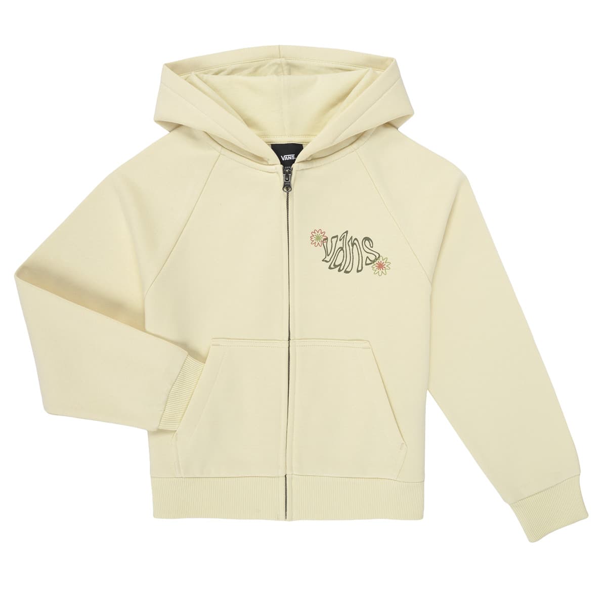 T-shirt με κουκούλα Vans BUTTERFLY COCOON ZIP HOODIE ALMOND