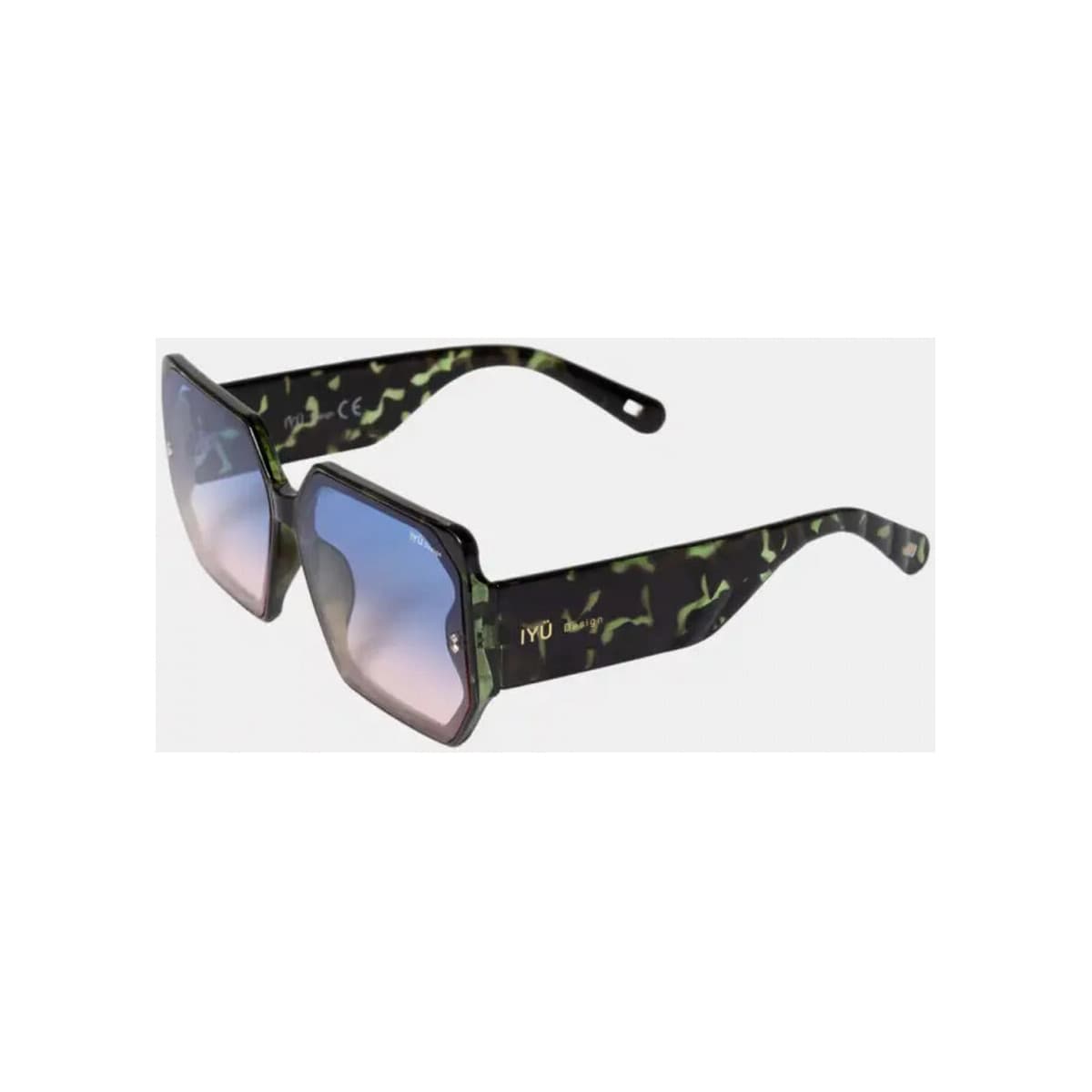 Women's Sunglasses Iyü Design Green