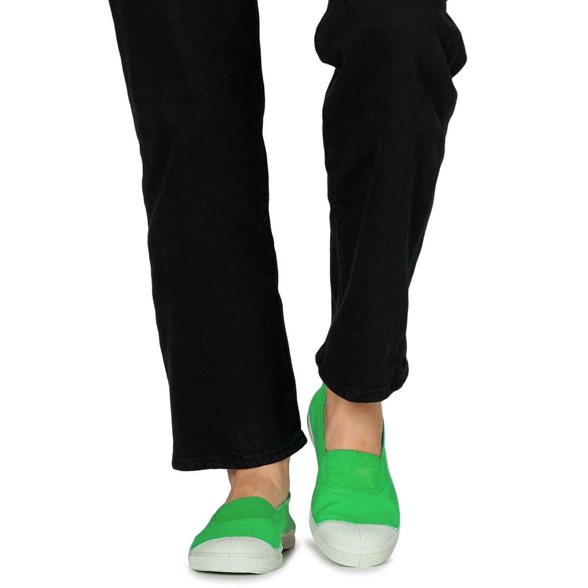 Women's Loafers Bensimon Green