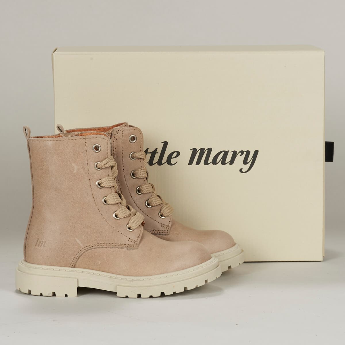 Girls' Ankle Boots Little Mary Beige