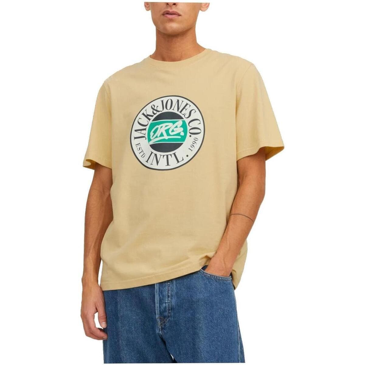 Men's T-Shirts Jack & Jones Yellow