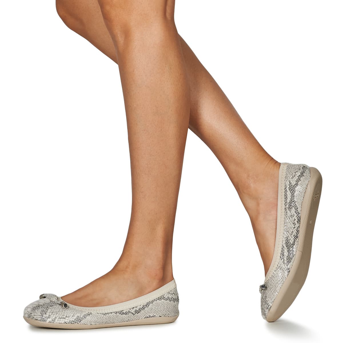 Women's Ballet Flats Les Petites Bombes Beige