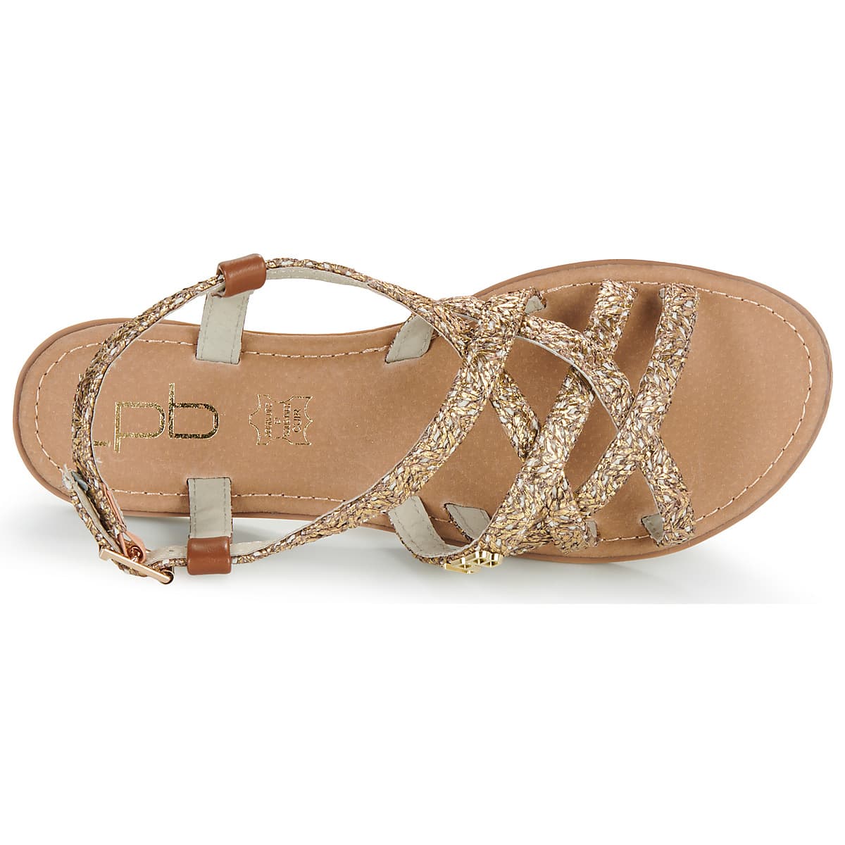Women's Sandals Les Petites Bombes Gold