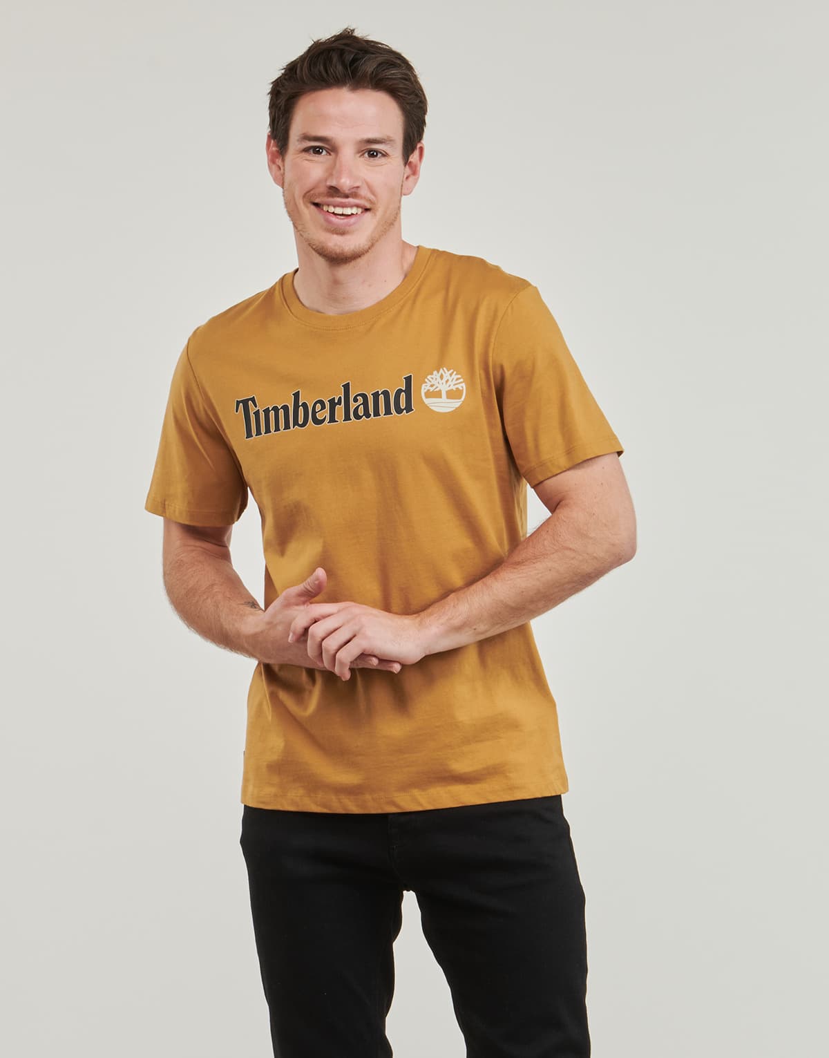 Men's T-Shirts Timberland Brown