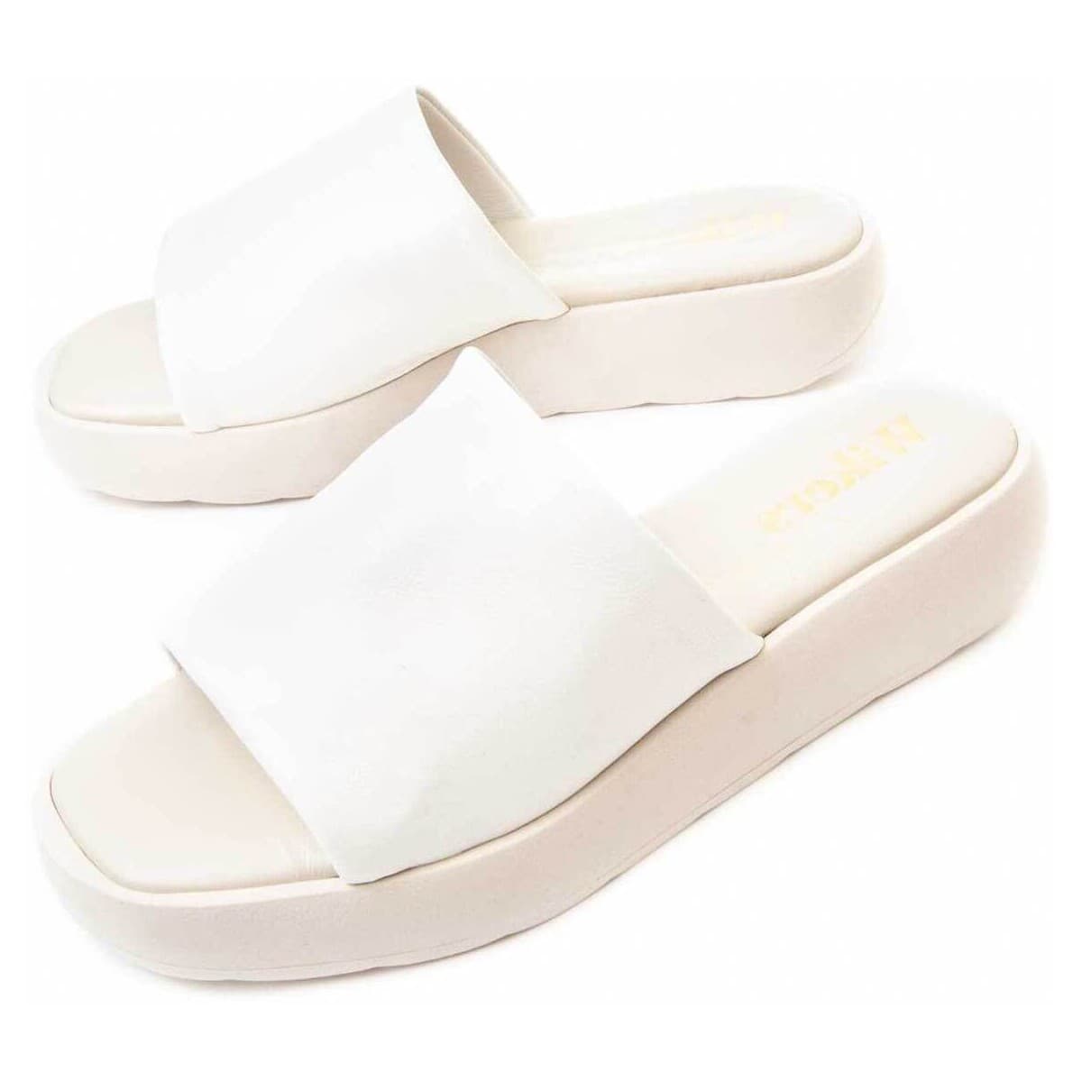 Women's Platforms Wikers White