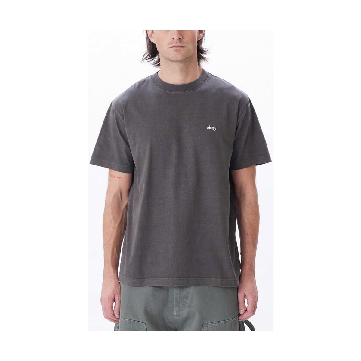 Men's T-Shirts Obey Black