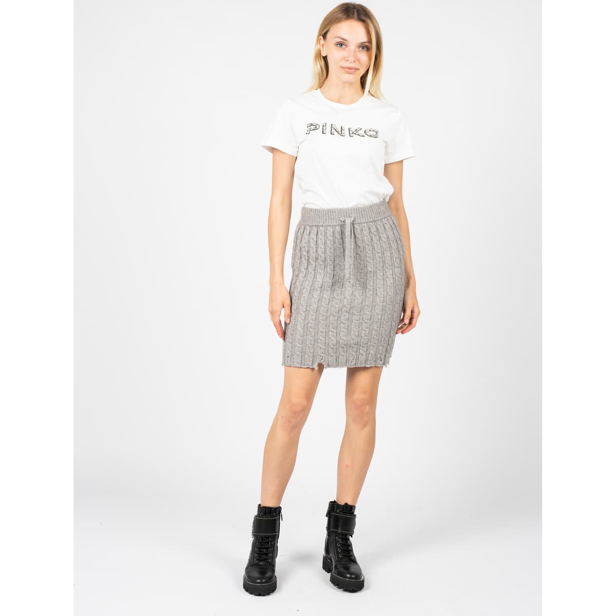 Women's Skirts Pinko Gray