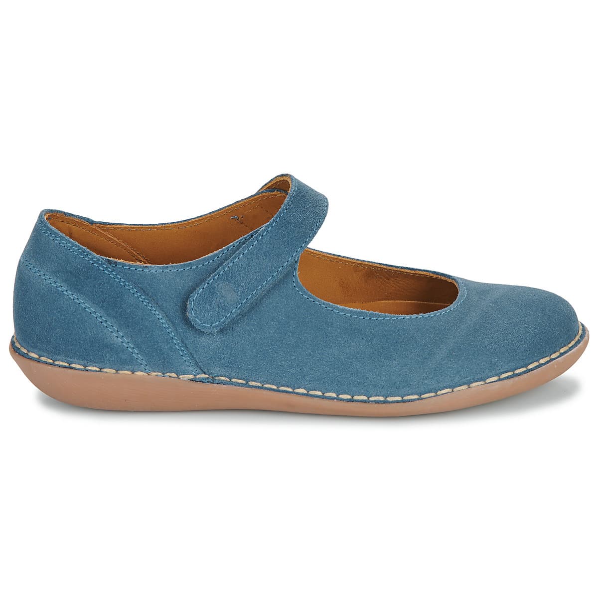 Women's Ballet Flats Dream in Green Blue