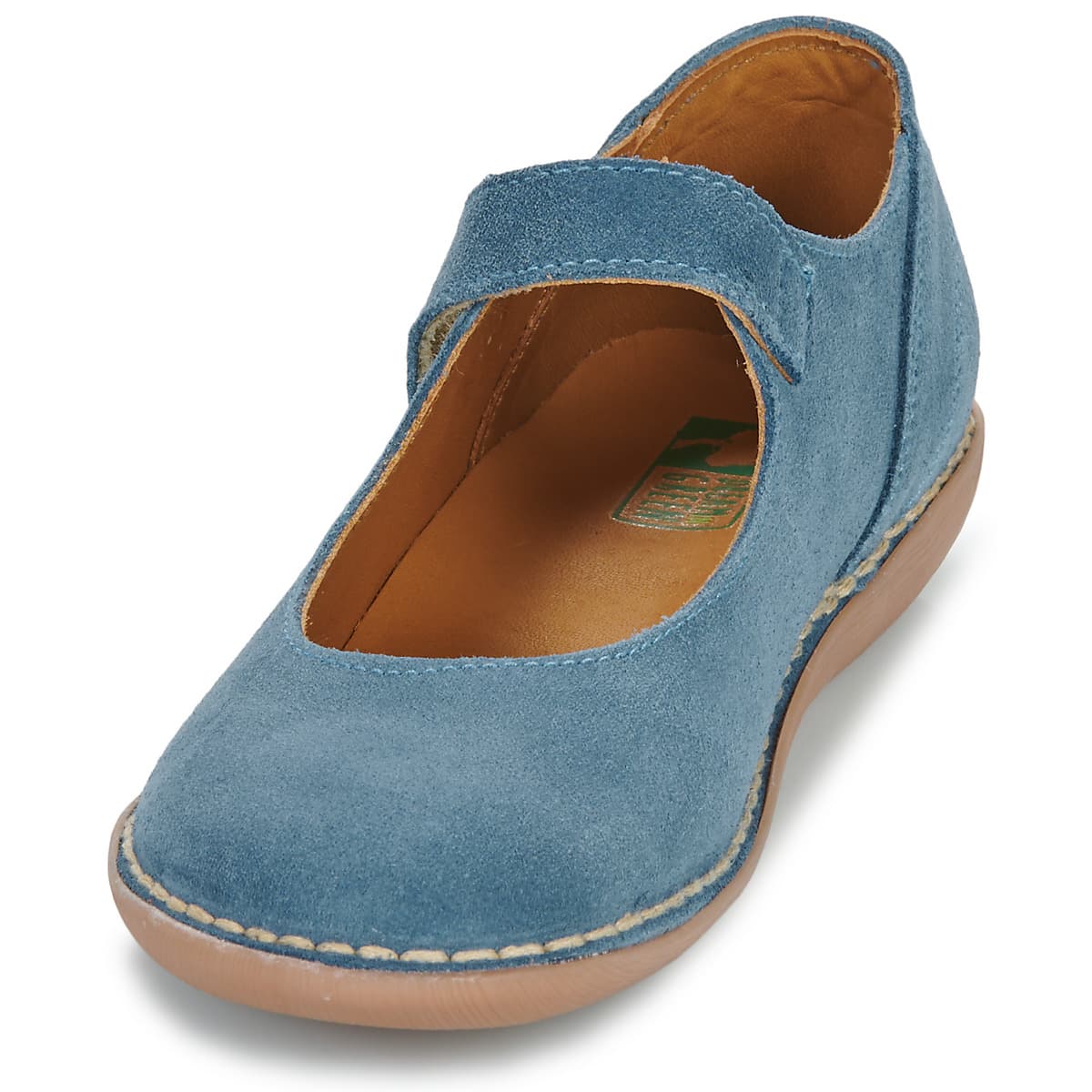 Women's Ballet Flats Dream in Green Blue