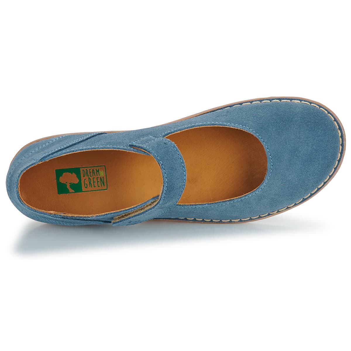 Women's Ballet Flats Dream in Green Blue