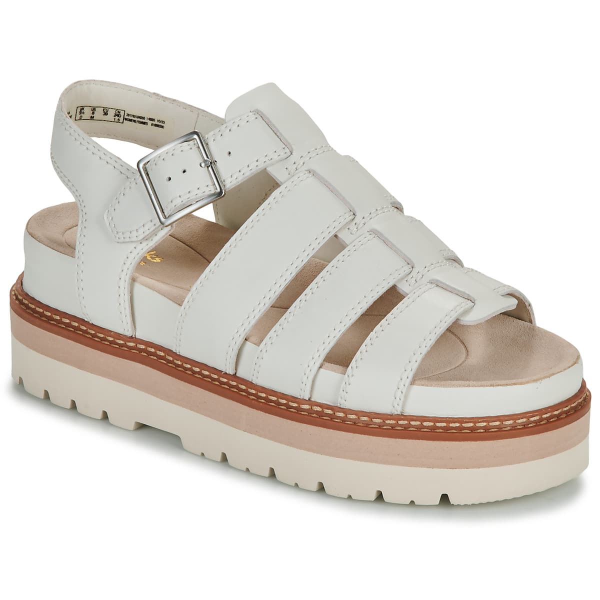 Women's Platforms Clarks White