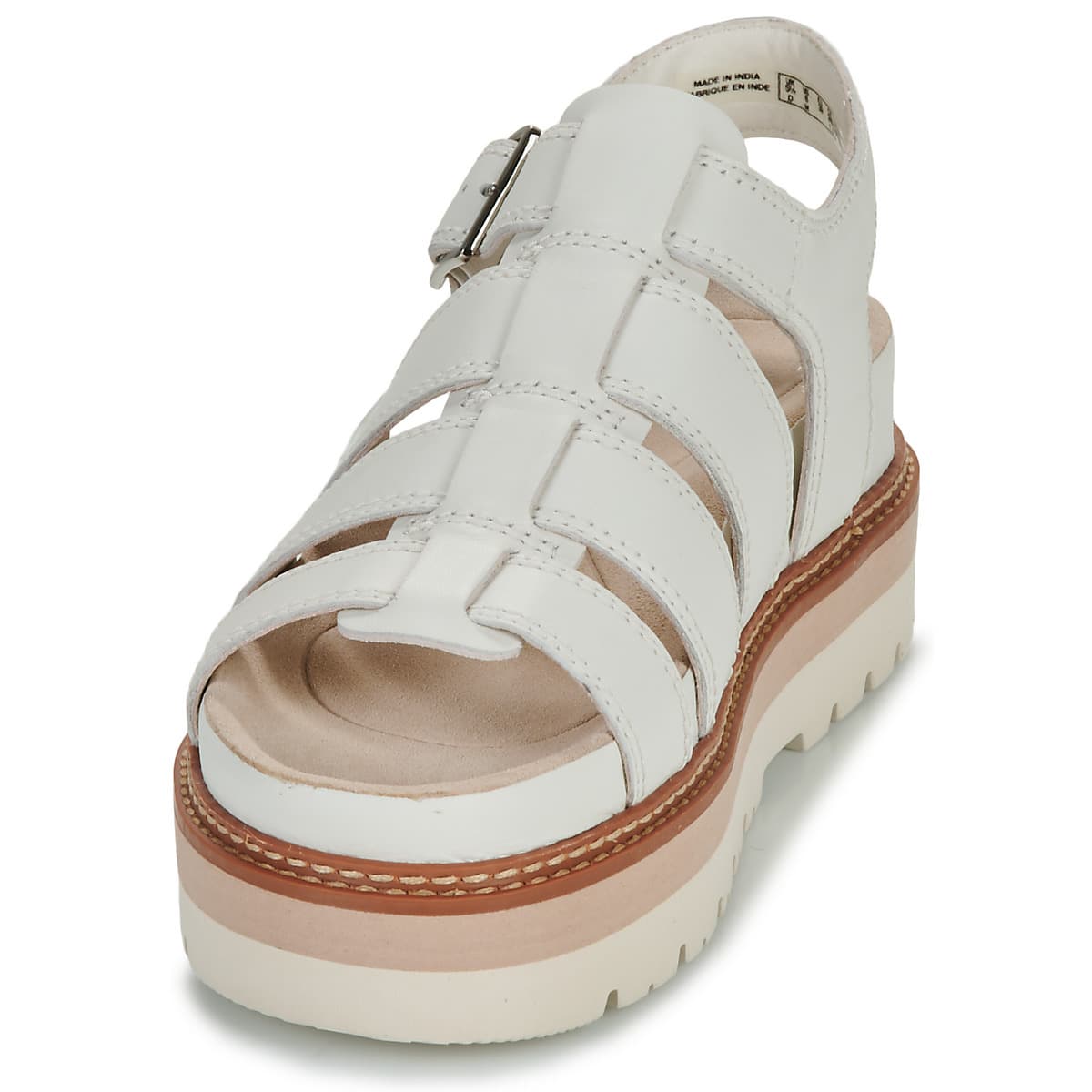 Women's Platforms Clarks White