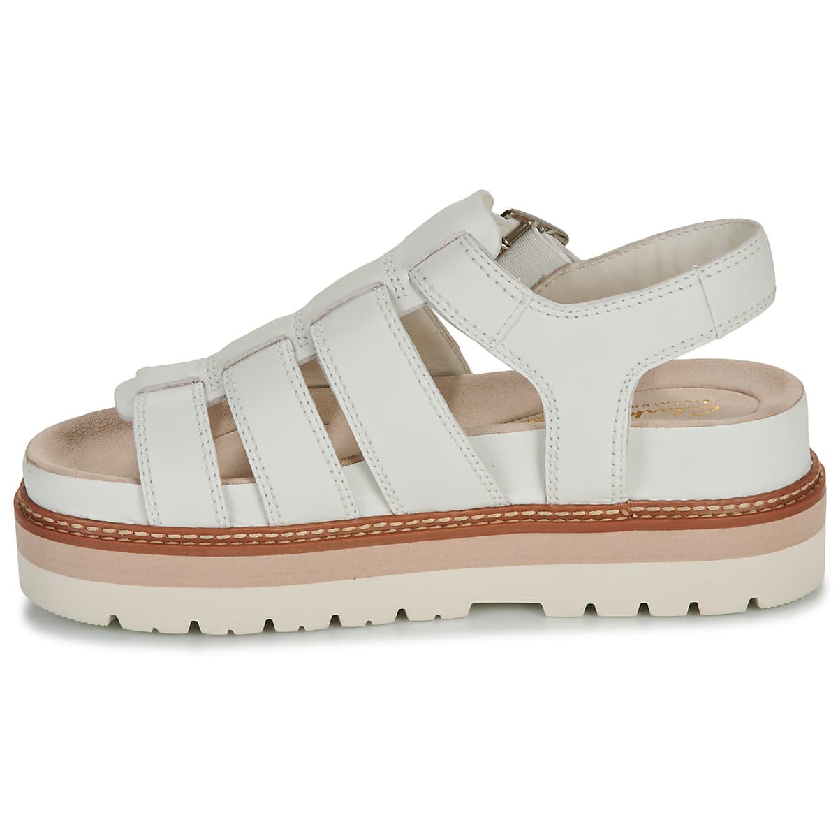 Women's Platforms Clarks White