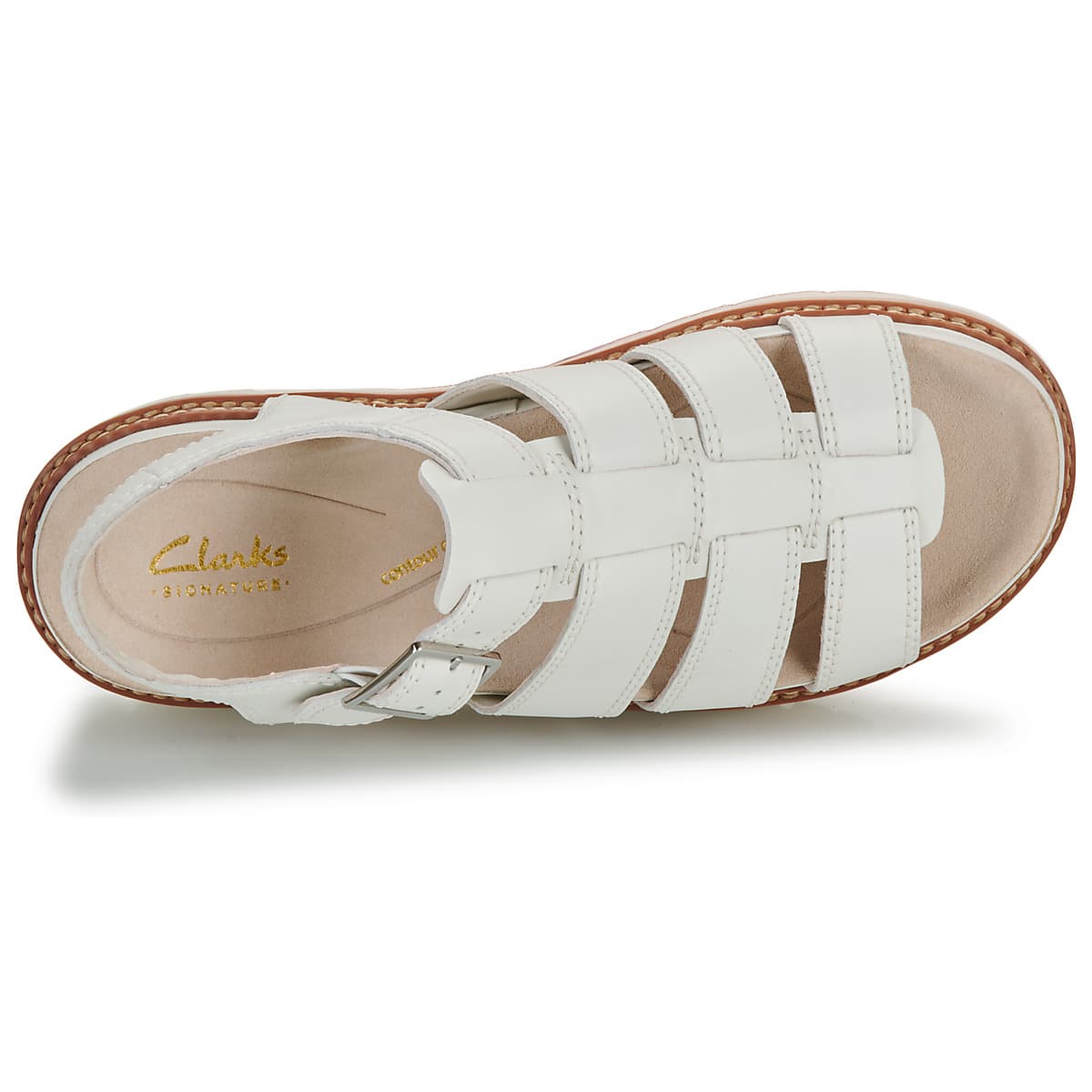Women's Platforms Clarks White