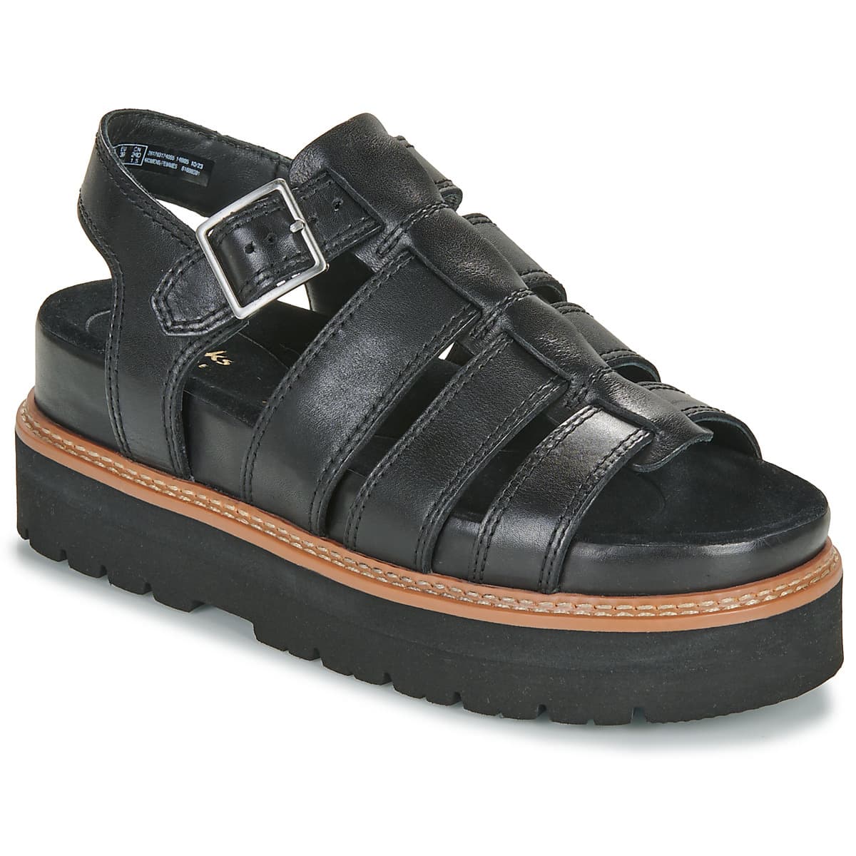 Women's Platforms Clarks Black