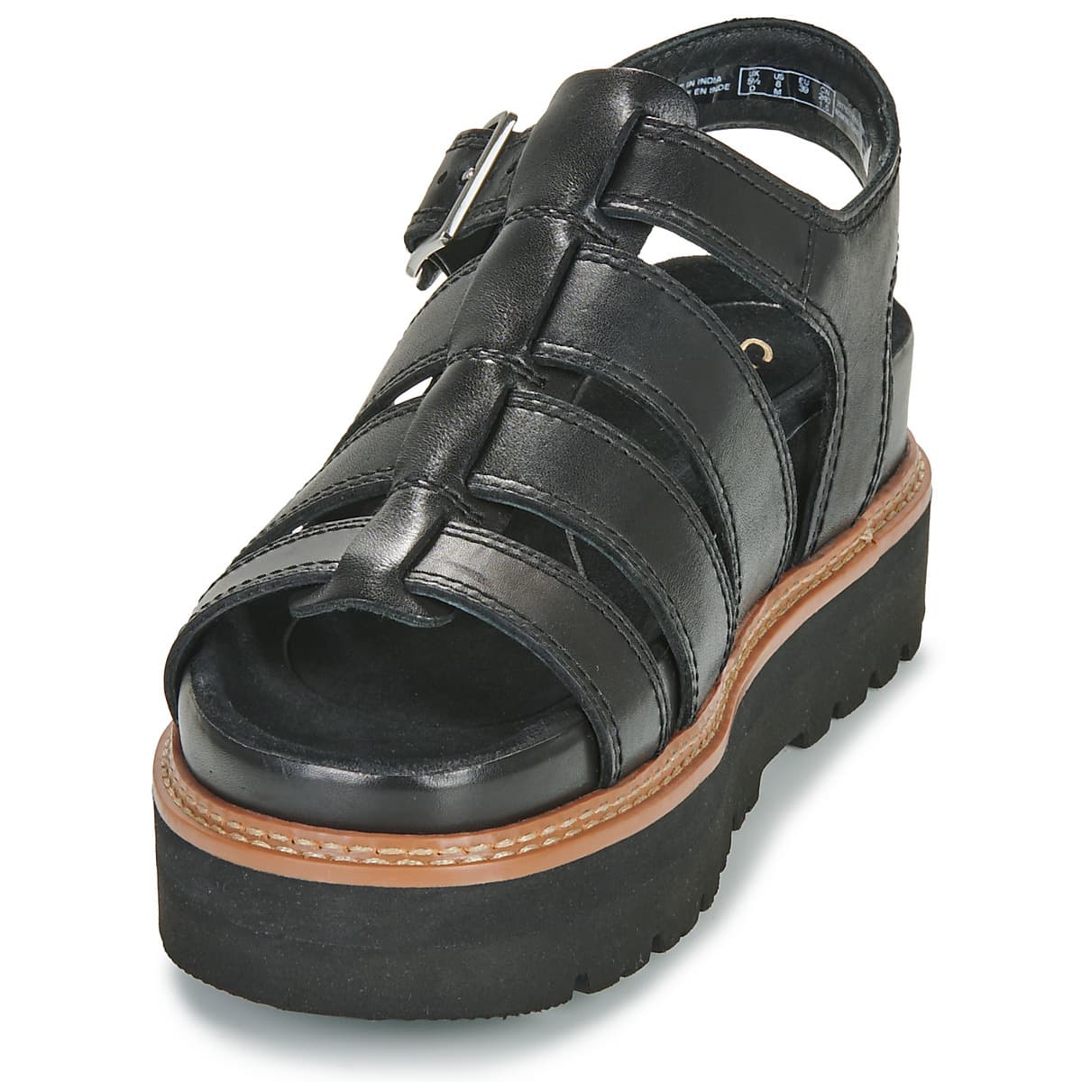 Women's Platforms Clarks Black