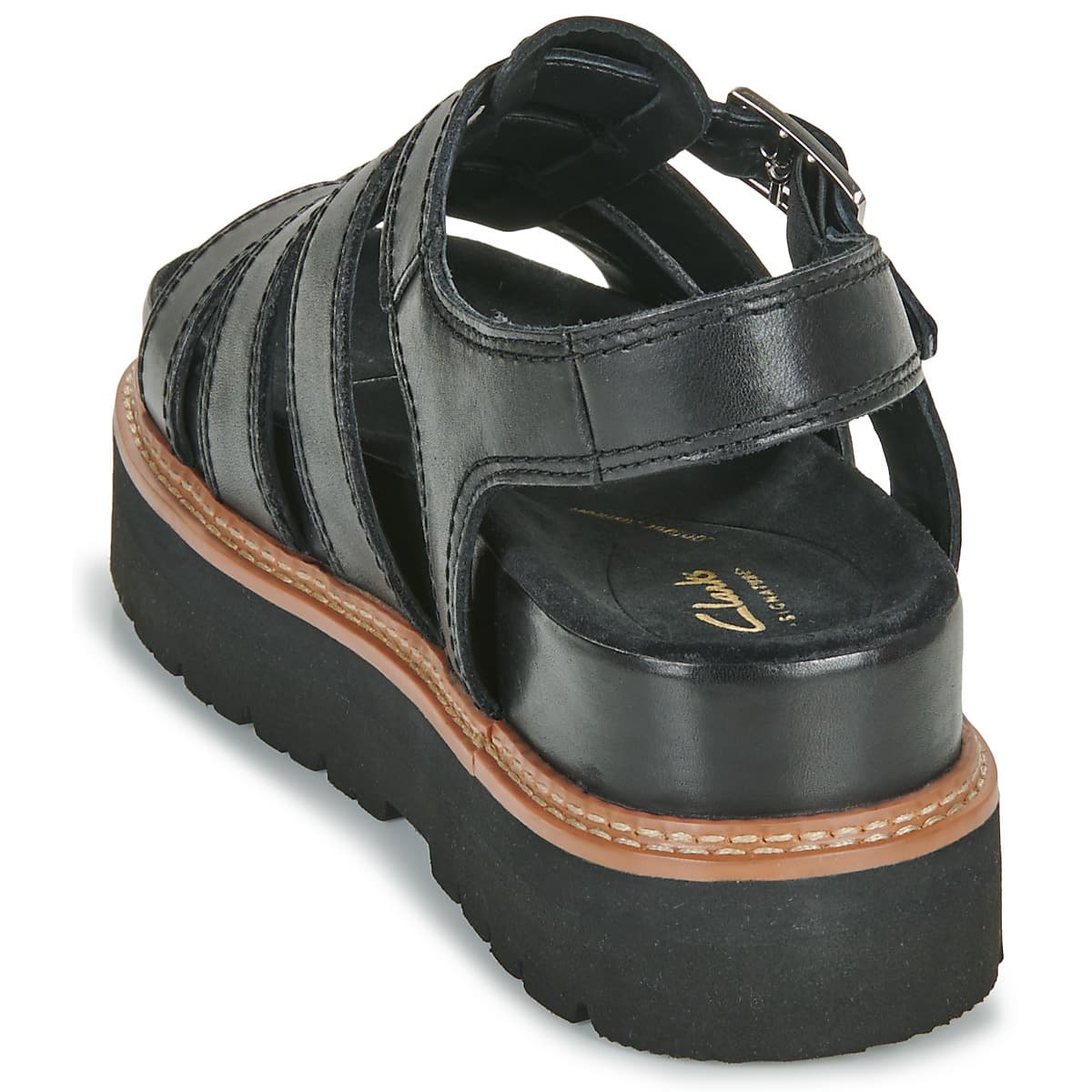 Women's Platforms Clarks Black