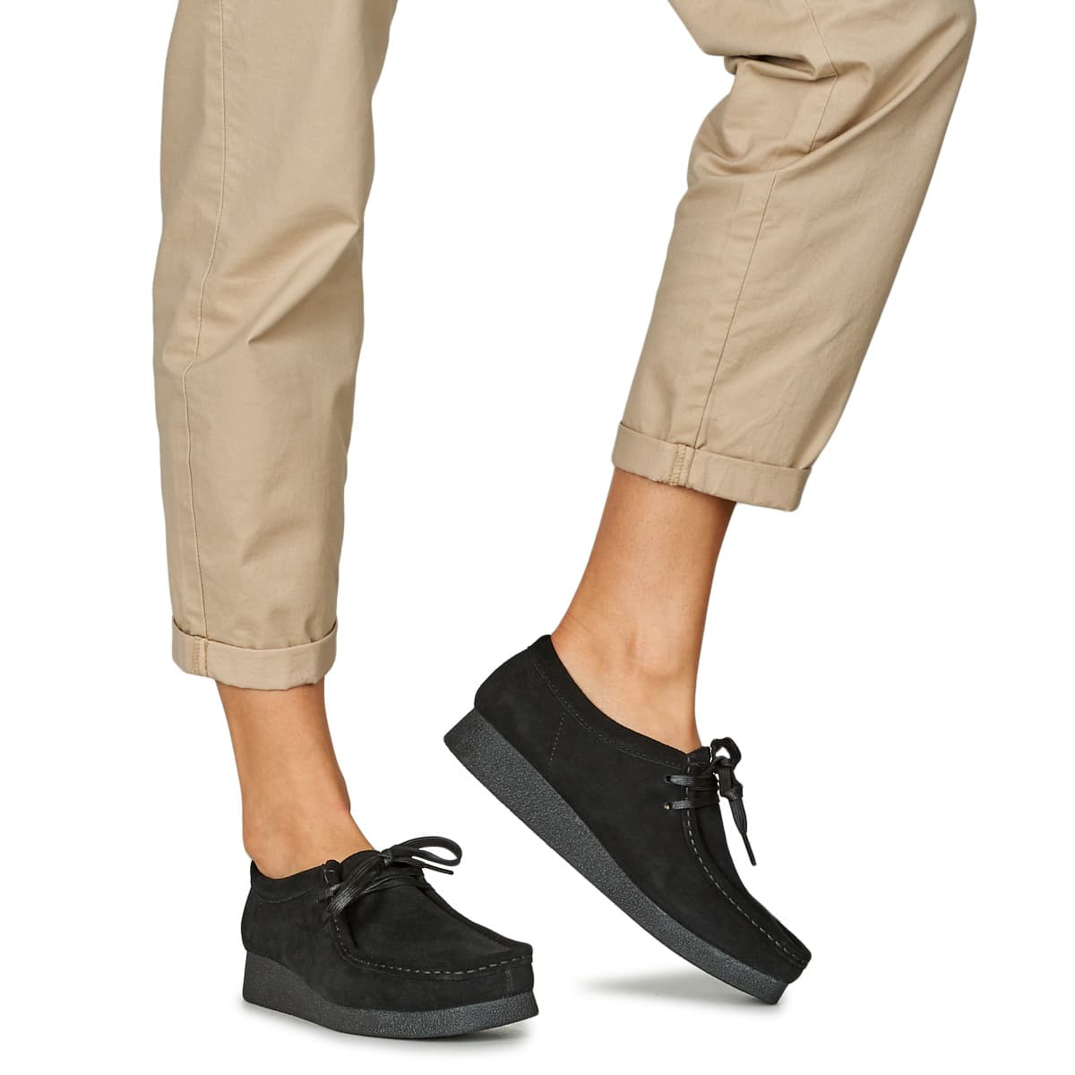 Women's Derby Shoes Clarks Black