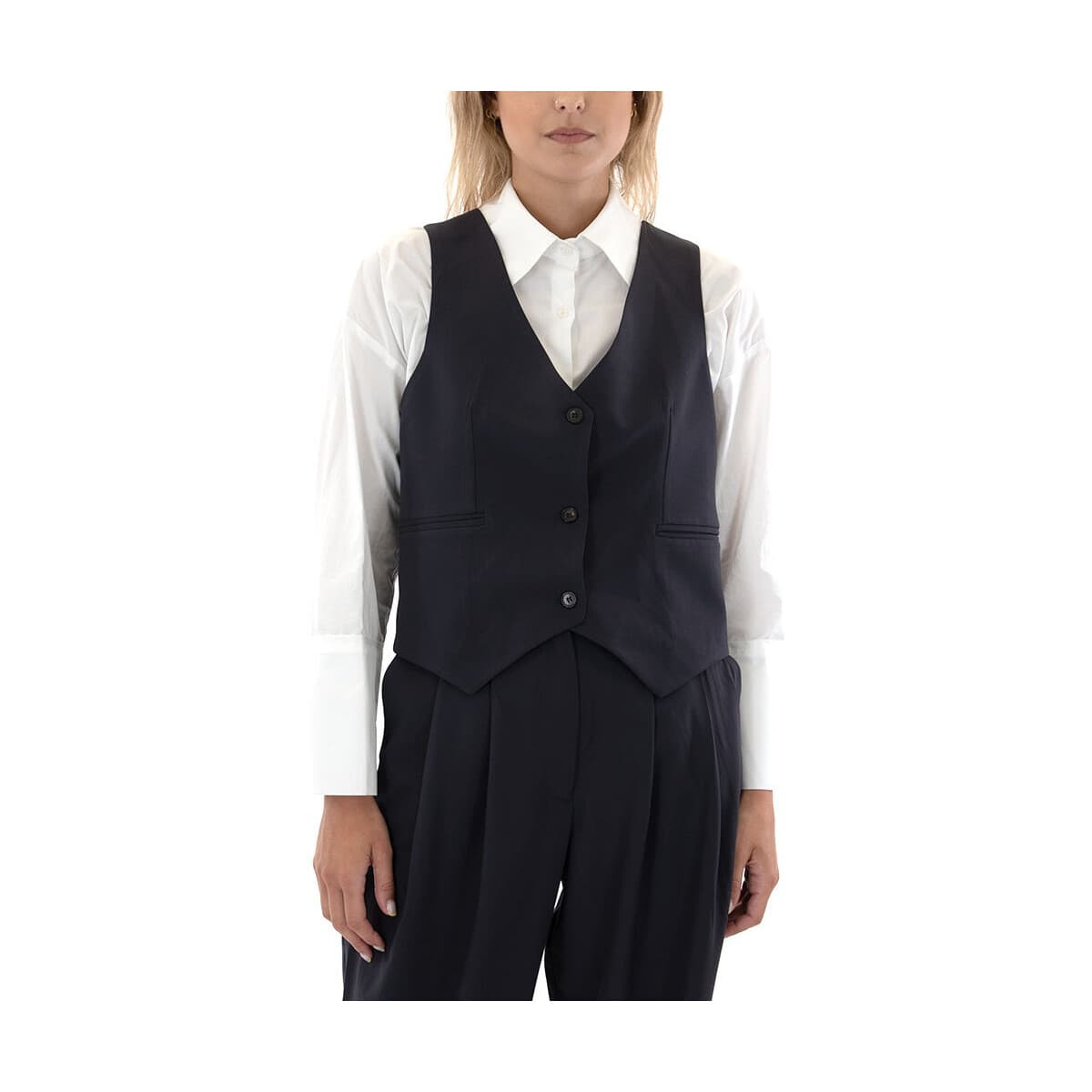 Αμάνικα/T-shirts χωρίς μανίκια Black N Black VEST WOMEN BLACK BLACK