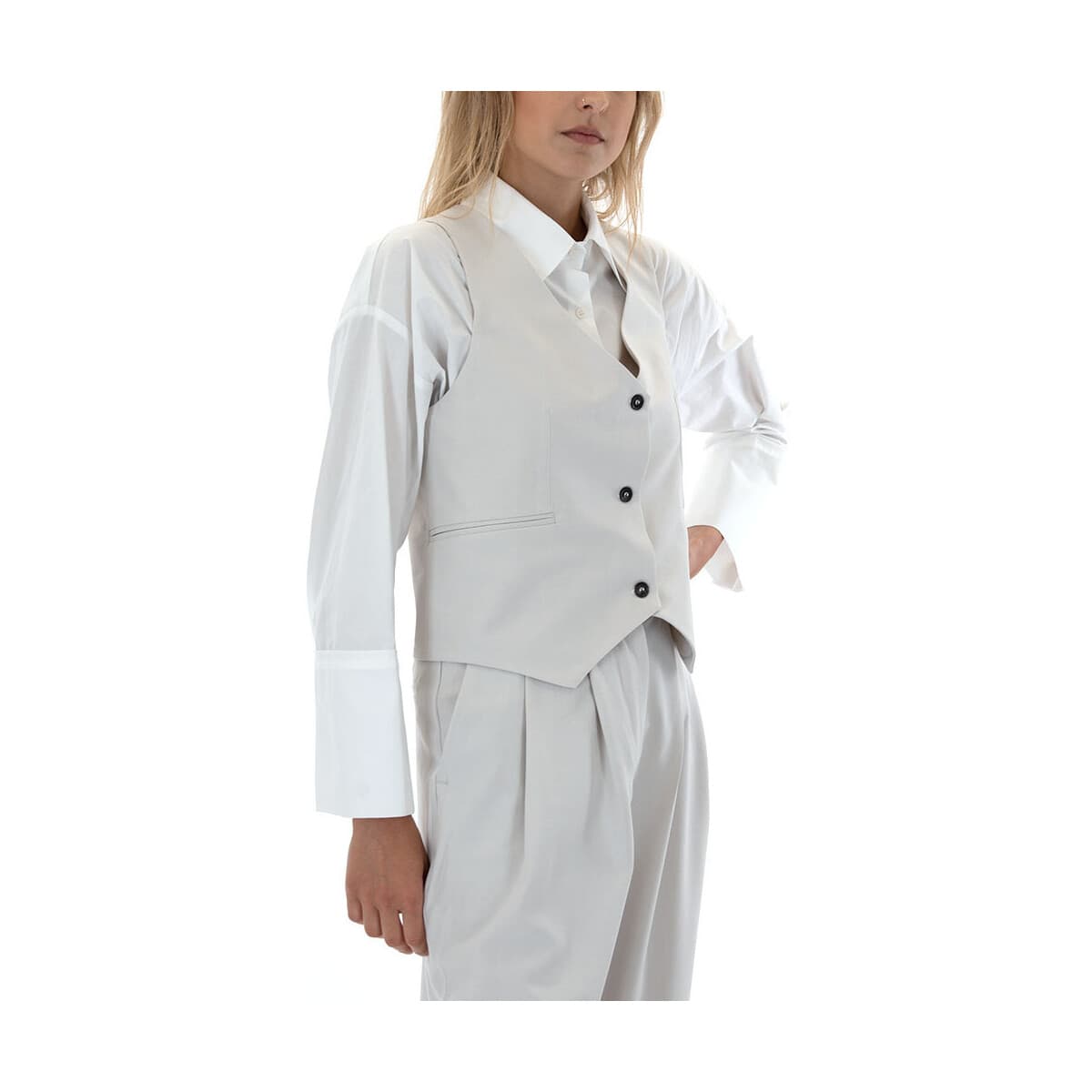 Women's Sleeveless Tops Black N Black Multicolor