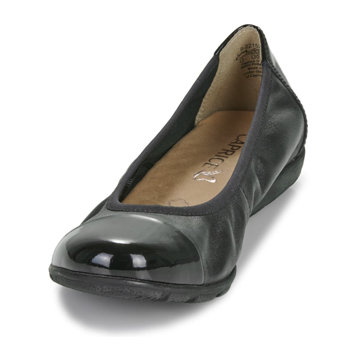 Women's Ballet Flats Caprice Black
