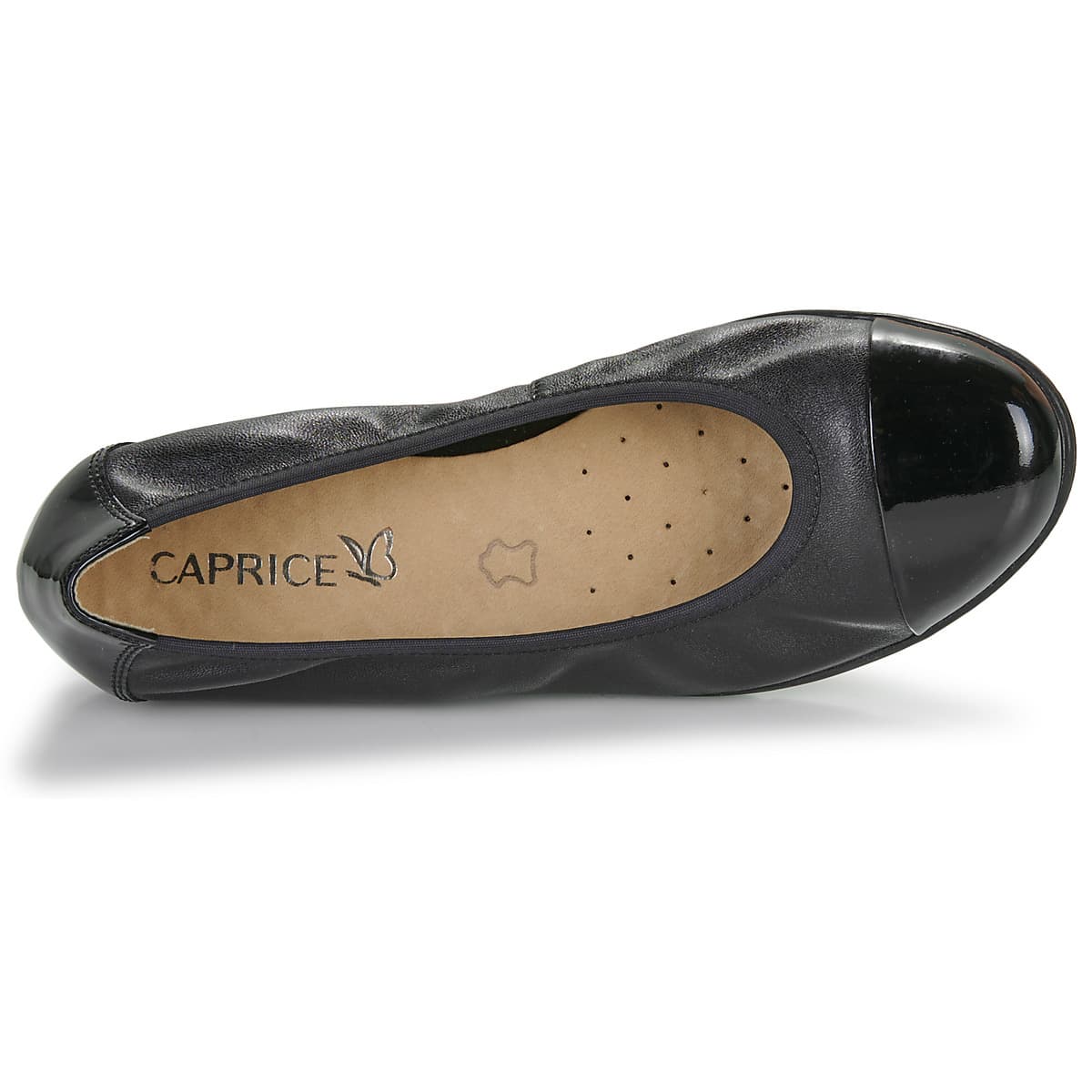 Women's Ballet Flats Caprice Black