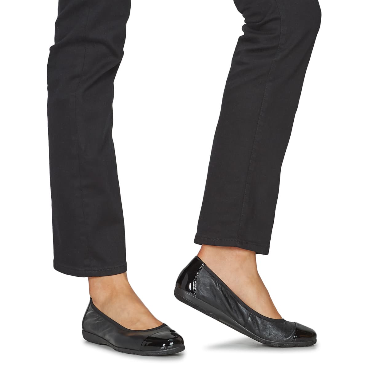 Women's Ballet Flats Caprice Black