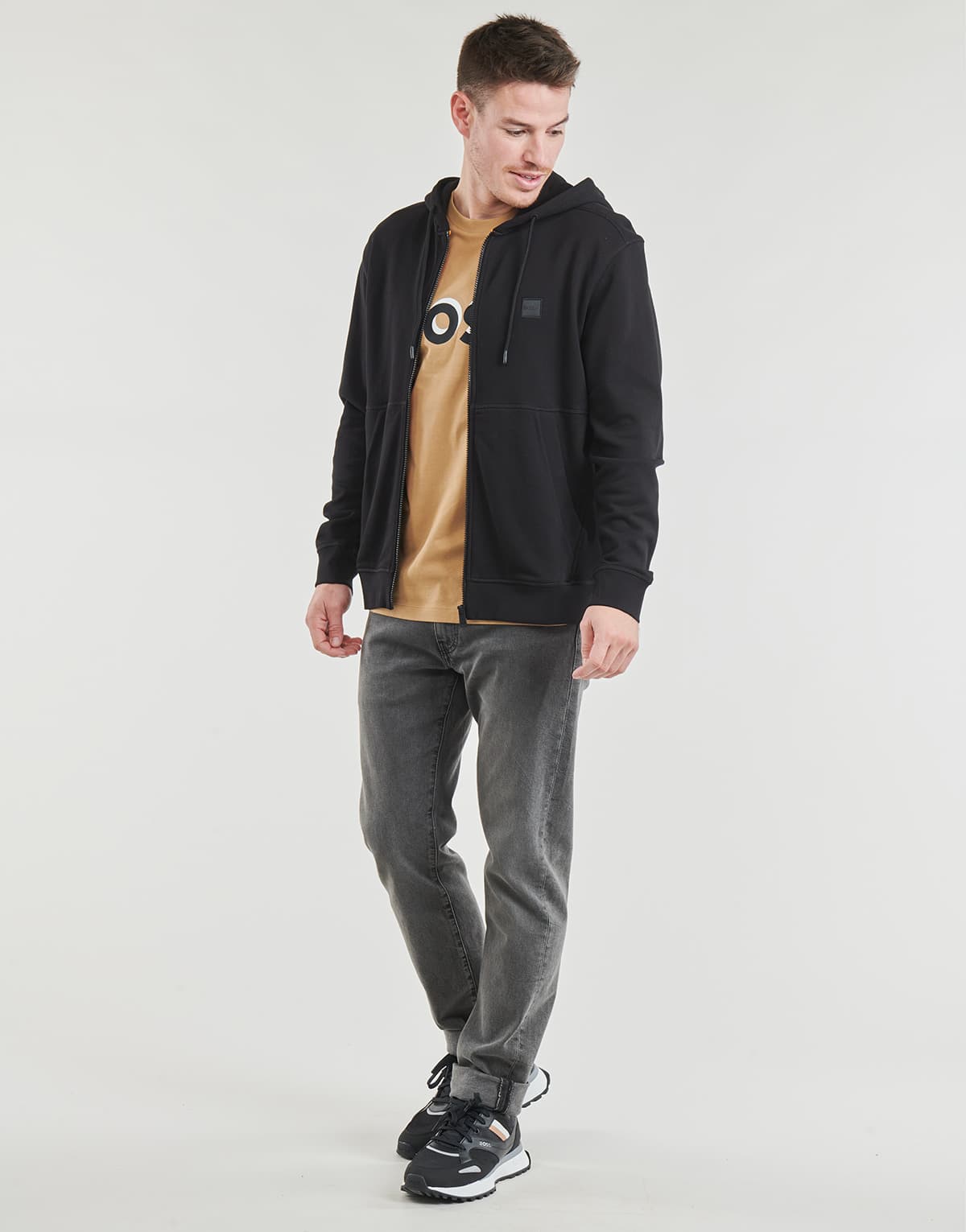 Men's Sweatshirts BOSS Black