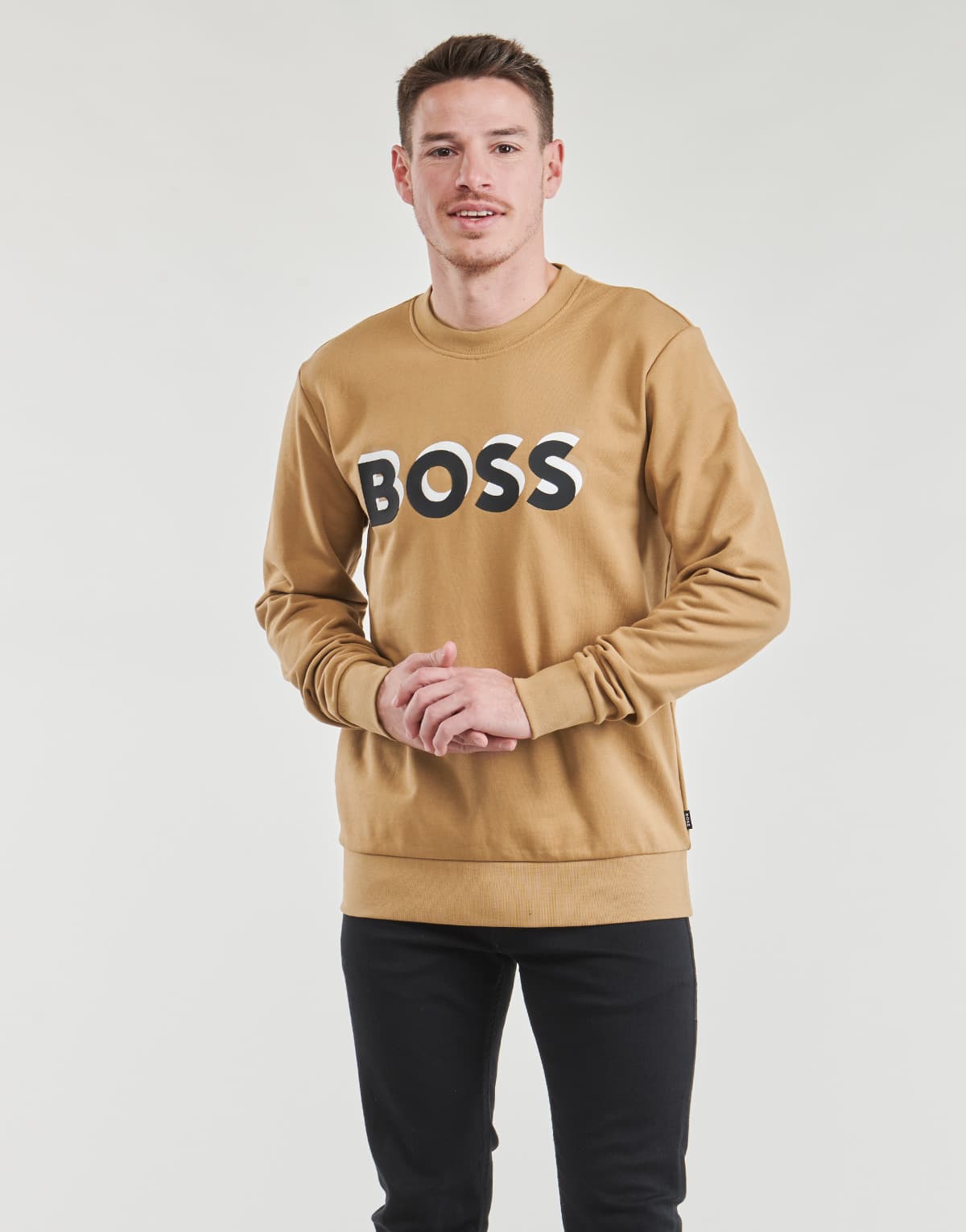 Men's Sports T-Shirts BOSS Beige
