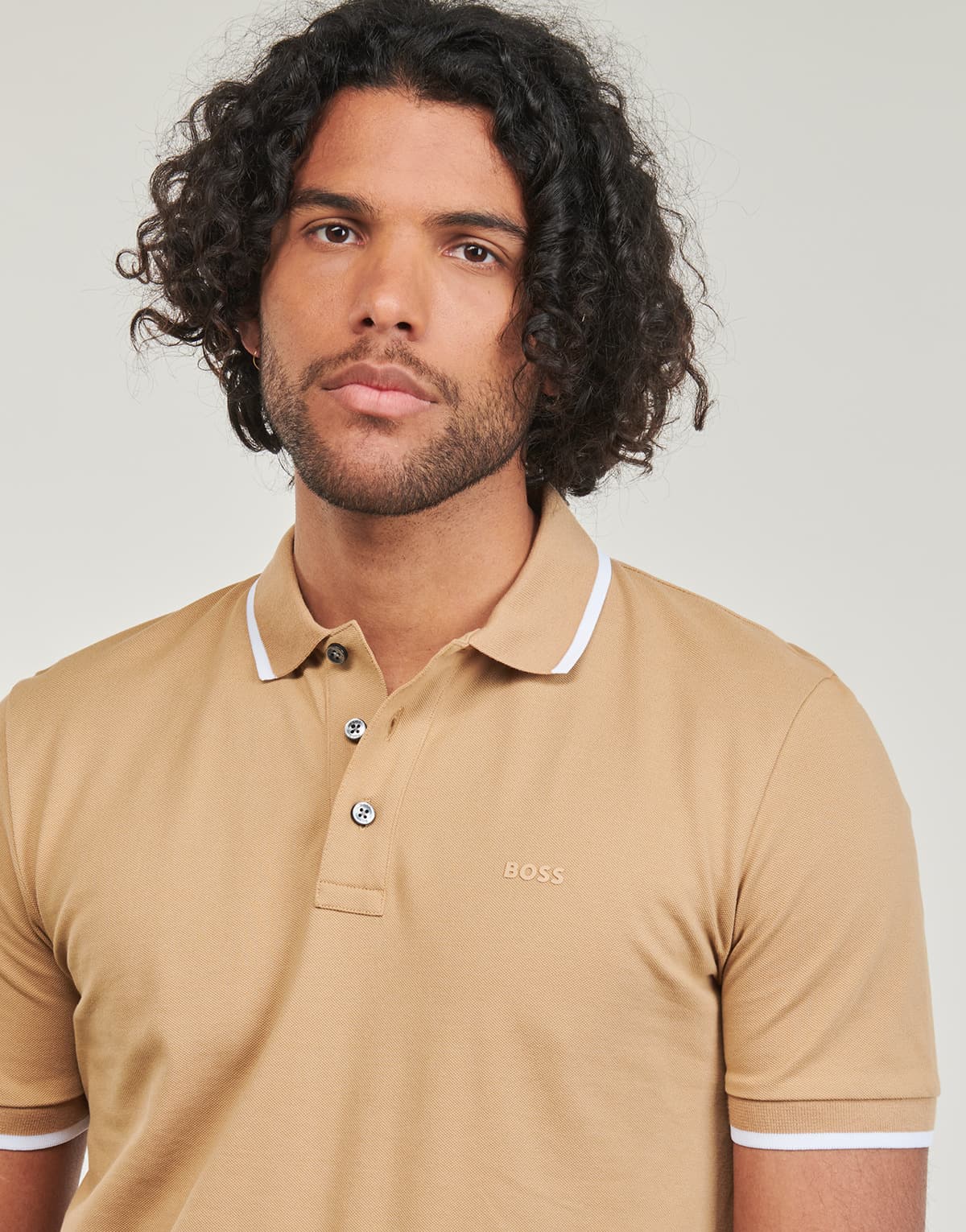 Men's Polo Shirts BOSS Beige