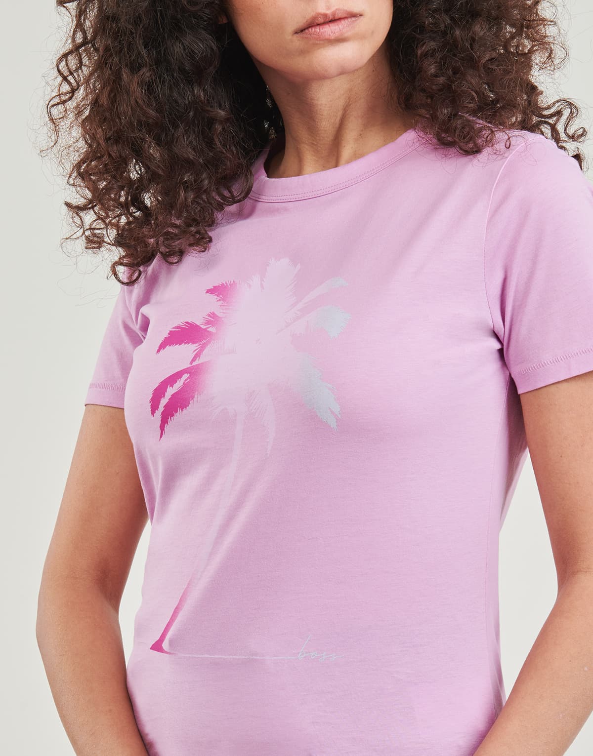 Women's T-Shirts BOSS Pink
