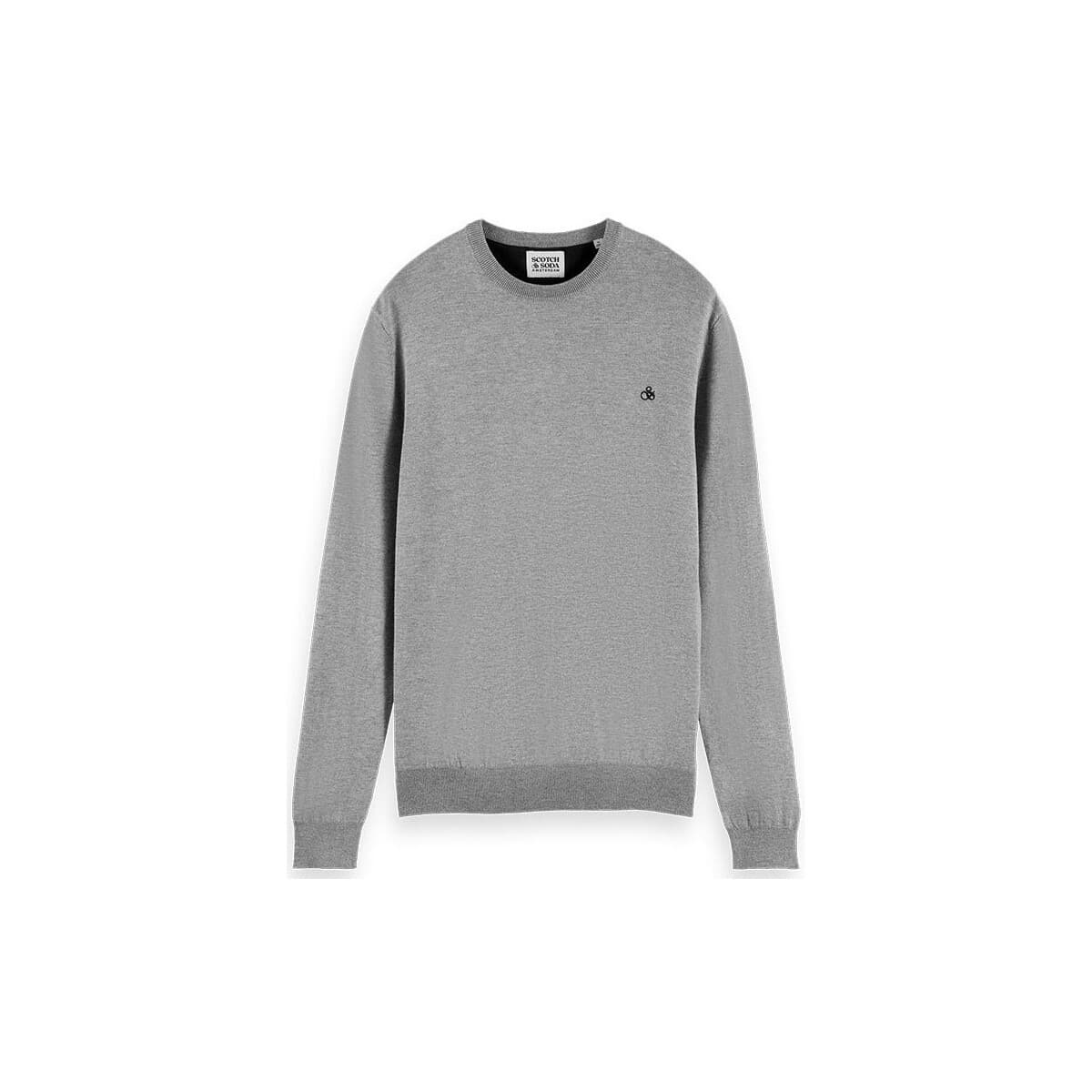 Μπλουζάκια με μακριά μανίκια Scotch & Soda ESSENTIAL CREWNECK PULLOVER MEN SCOTCH SODA