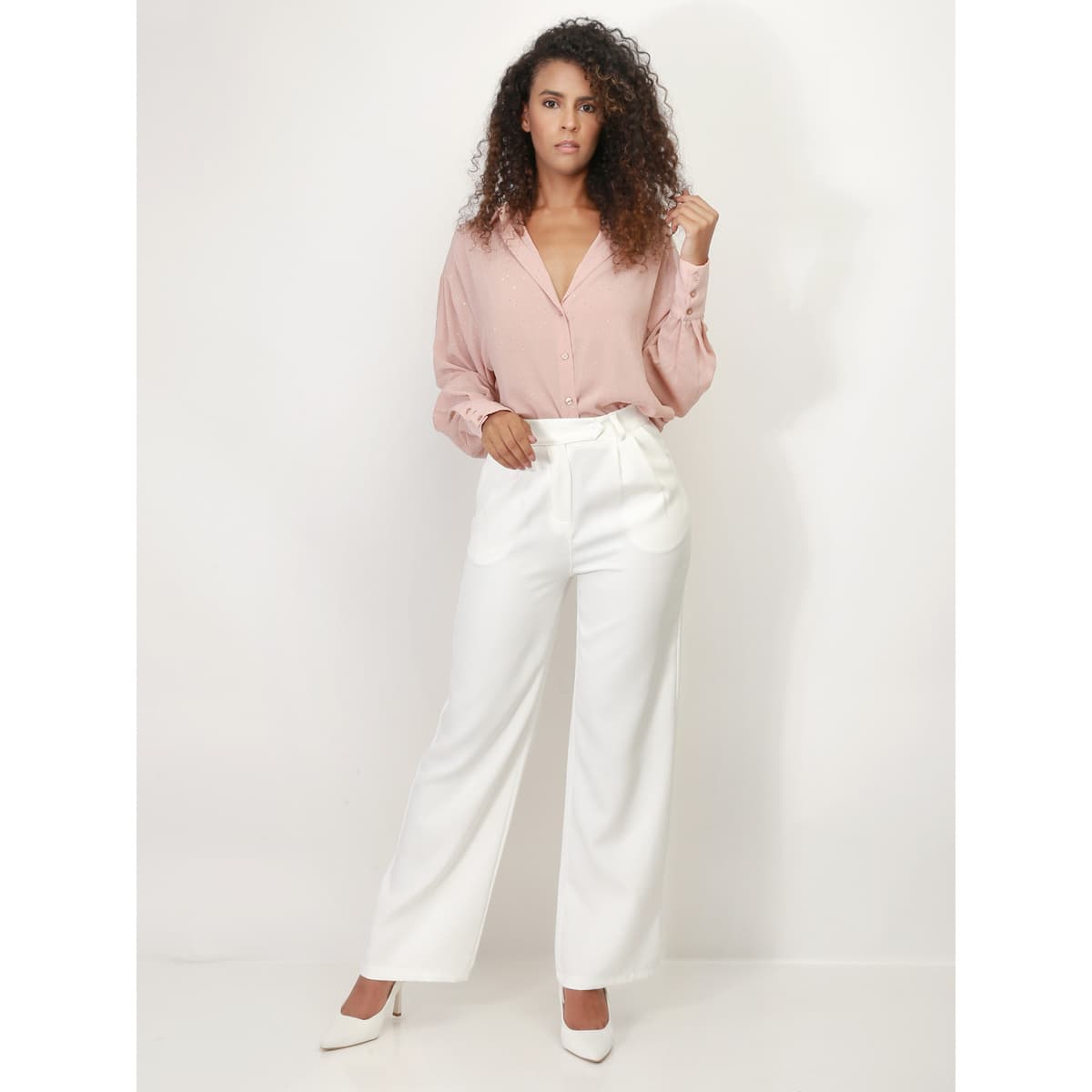 Women's Pants La Modeuse White