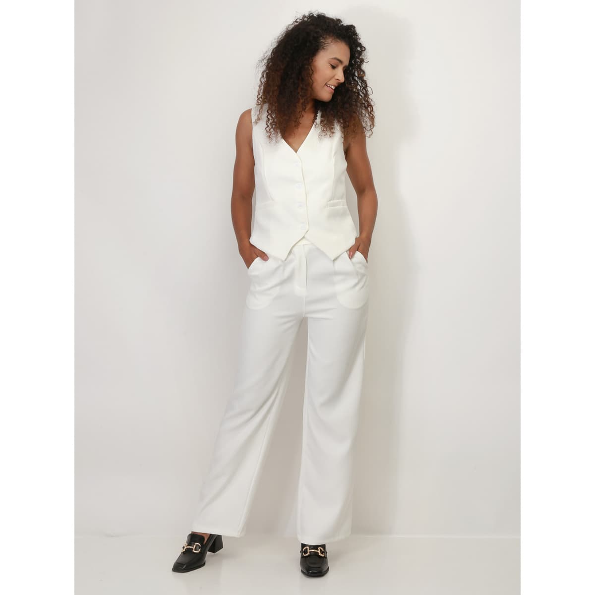 Women's Pants La Modeuse White