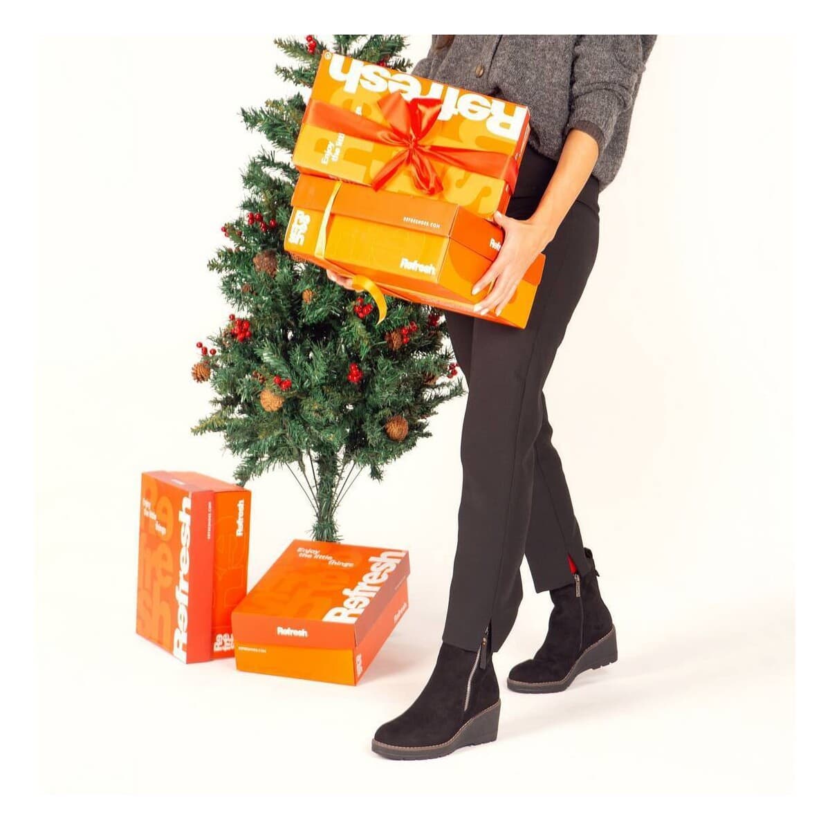 Women's Ankle Boots Refresh Black